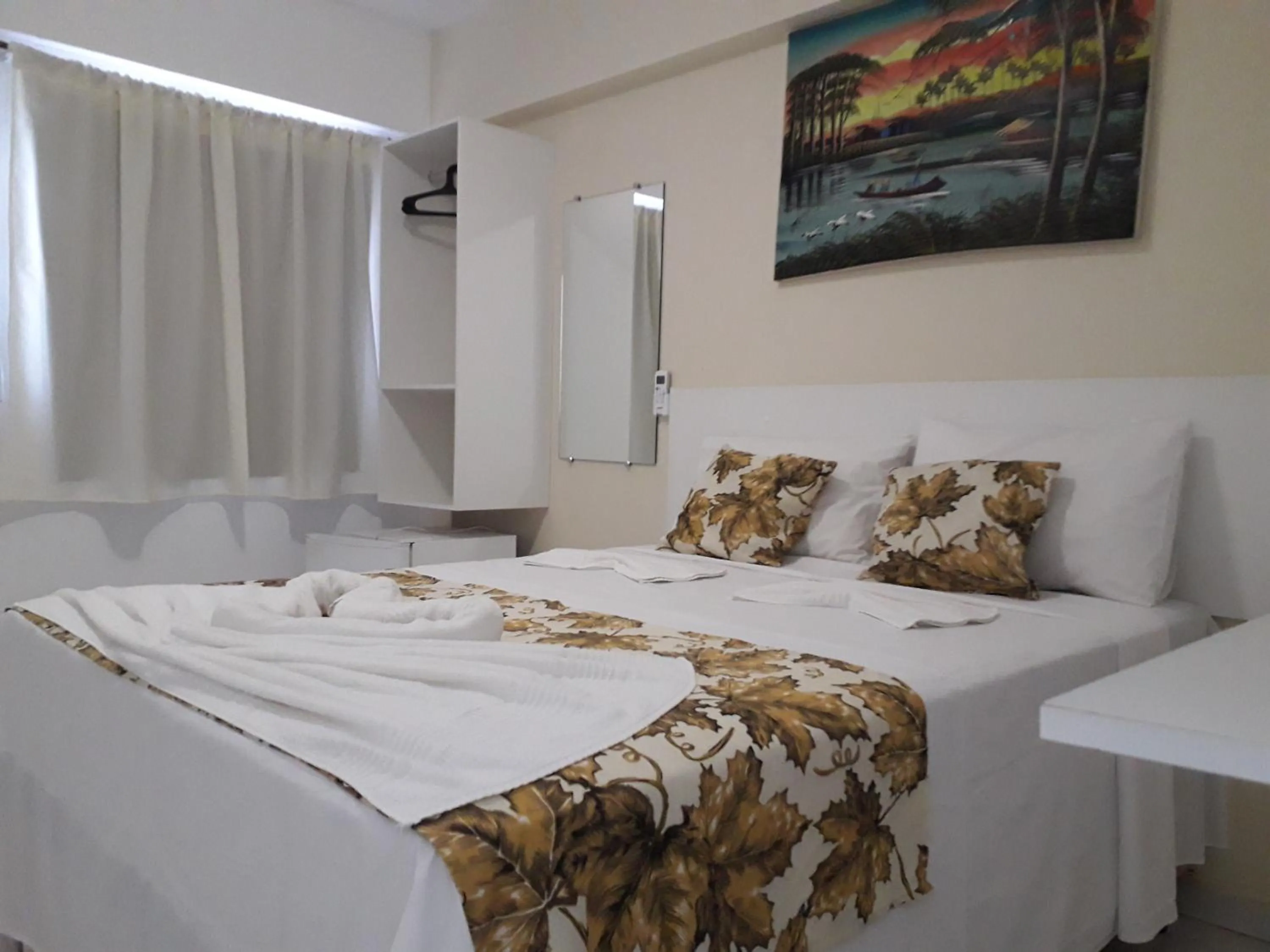 Bed in Pousada Recanto do Sol e Mar