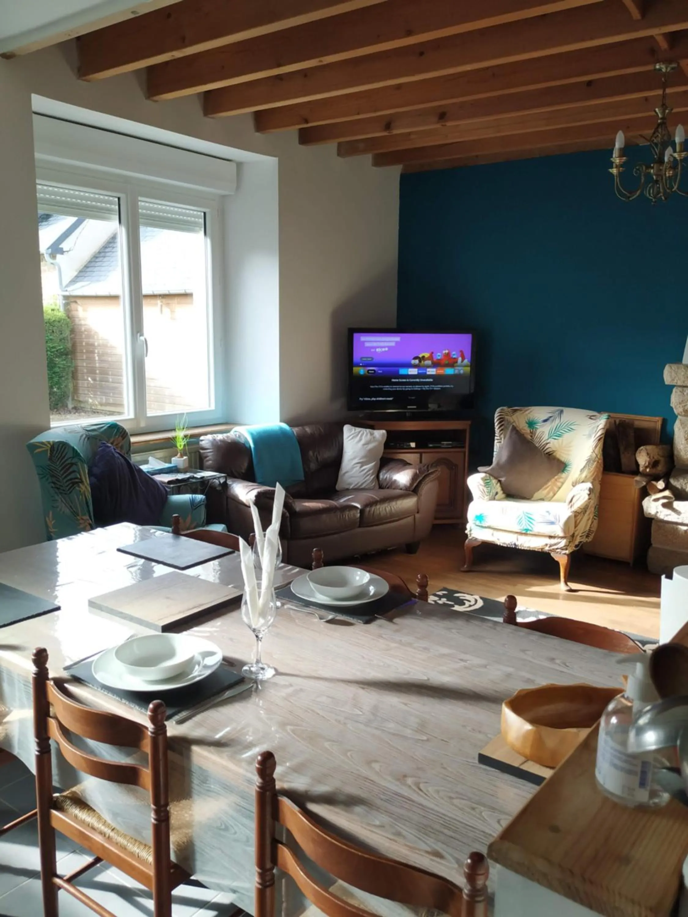 Living room in Le Jardin B&B