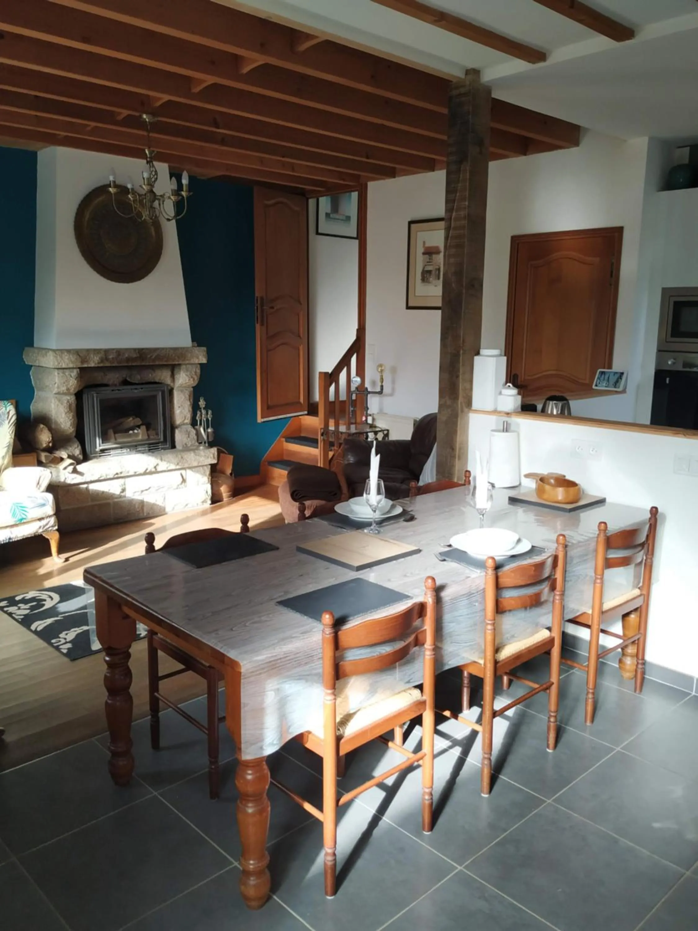 Dining area in Le Jardin B&B