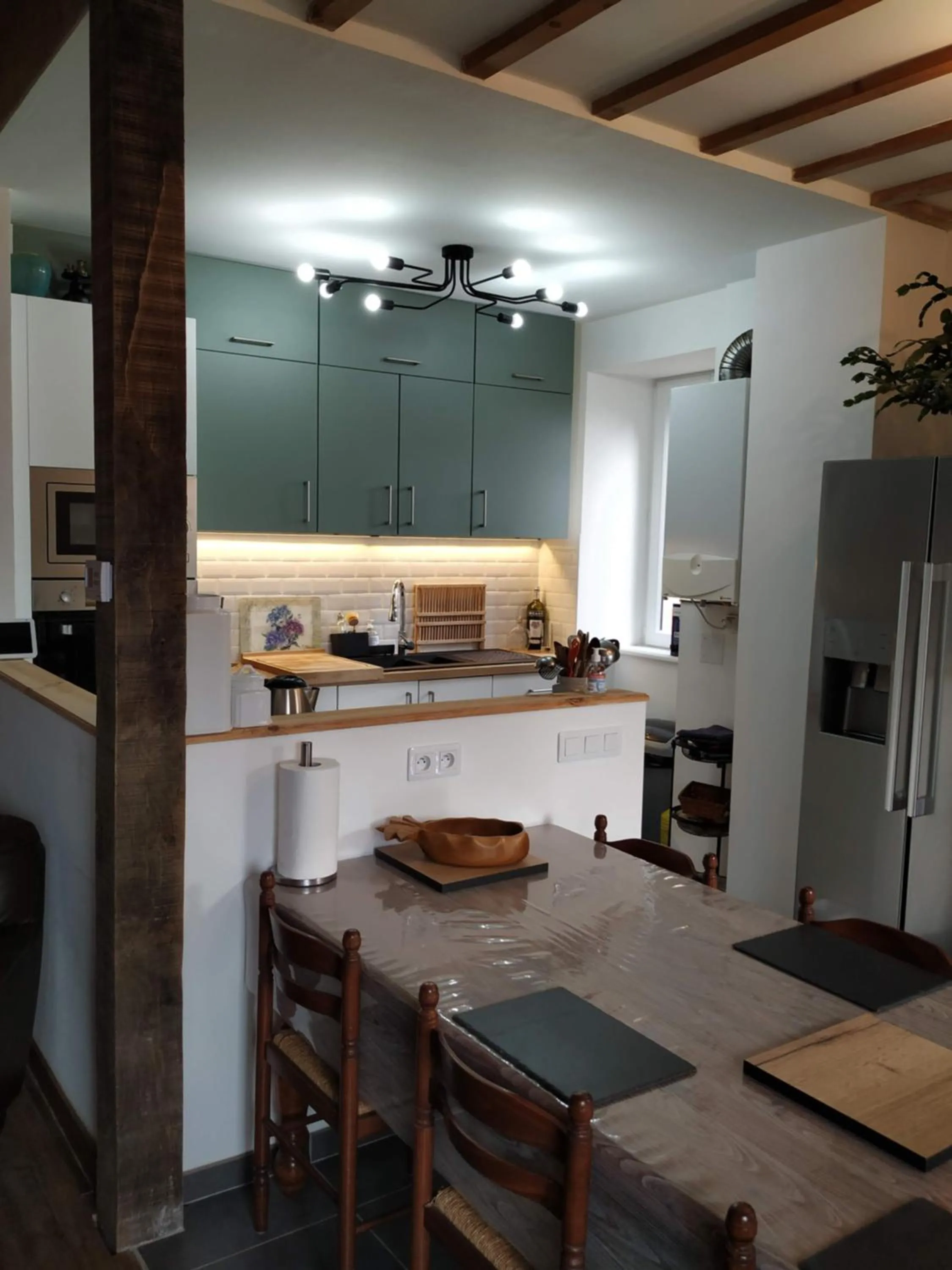 kitchen in Le Jardin B&B