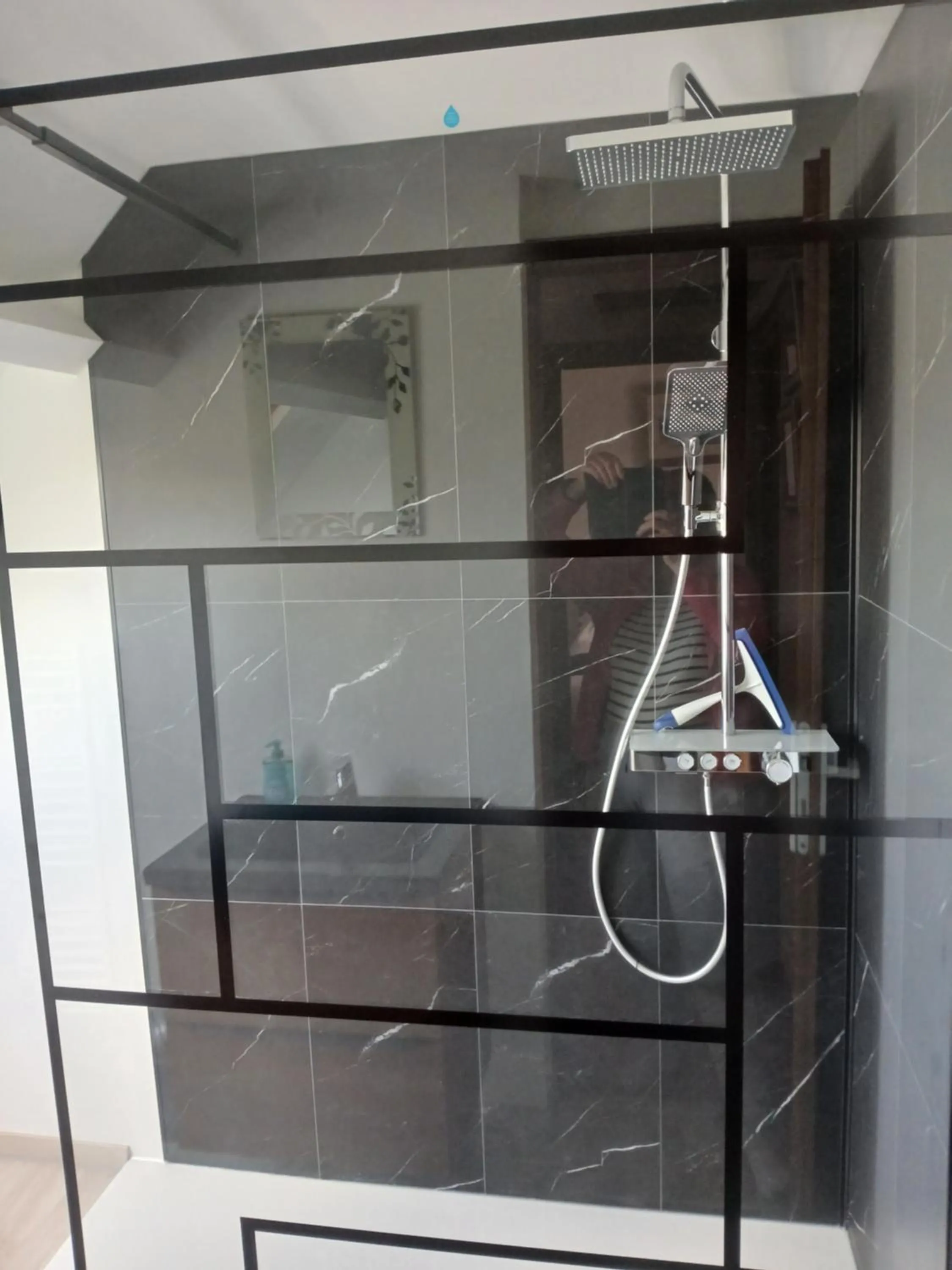Shower in Le Jardin B&B