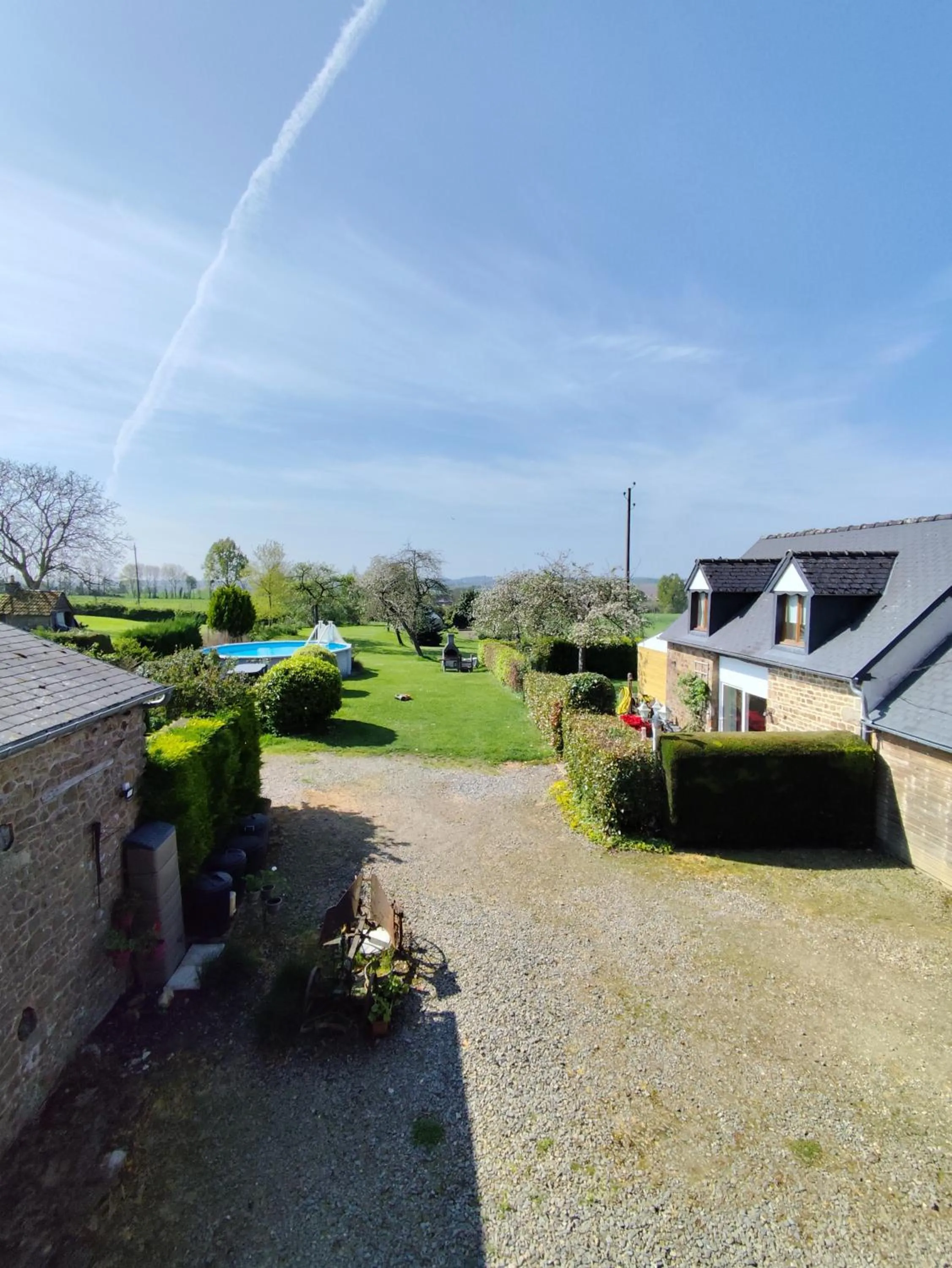 Garden view in Le Jardin B&B