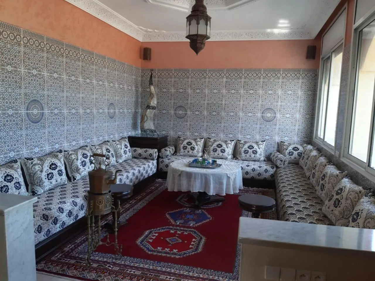 Seating area in Riad TANJIL