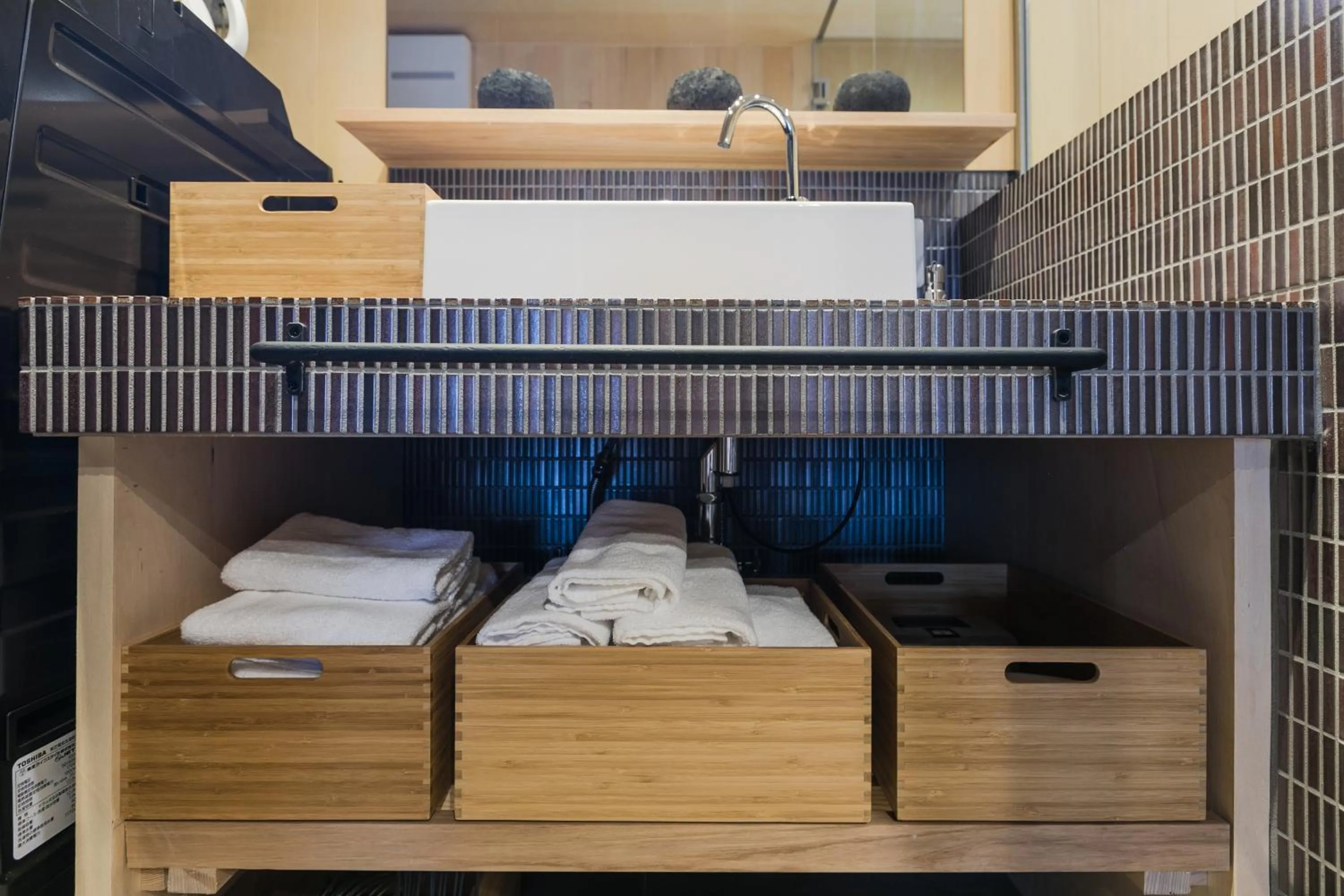 Bathroom, Bed in No.8 Kyoto