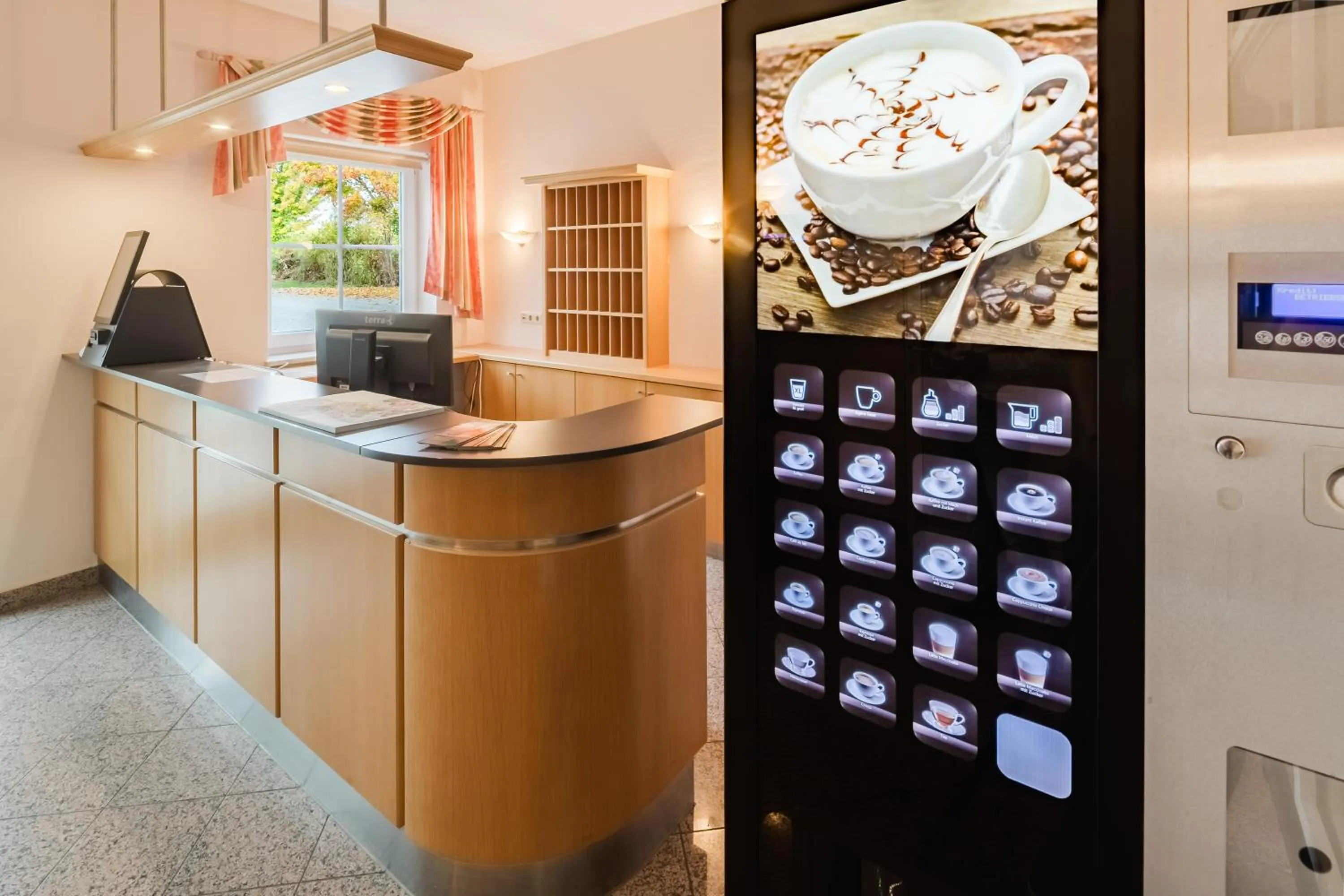 Lobby or reception in Mikro Apartments Erding