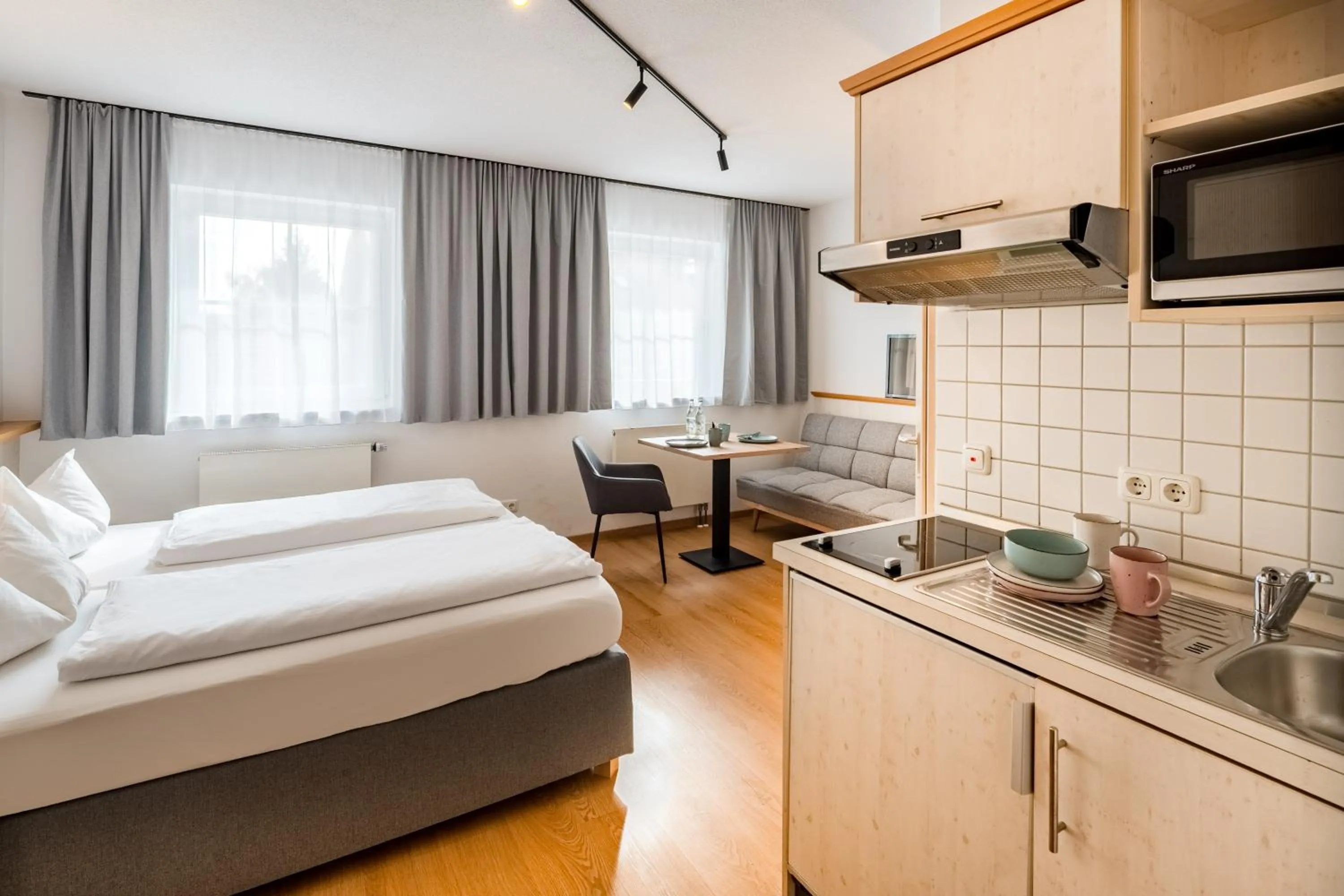 Photo of the whole room, Bed in Mikro Apartments Erding