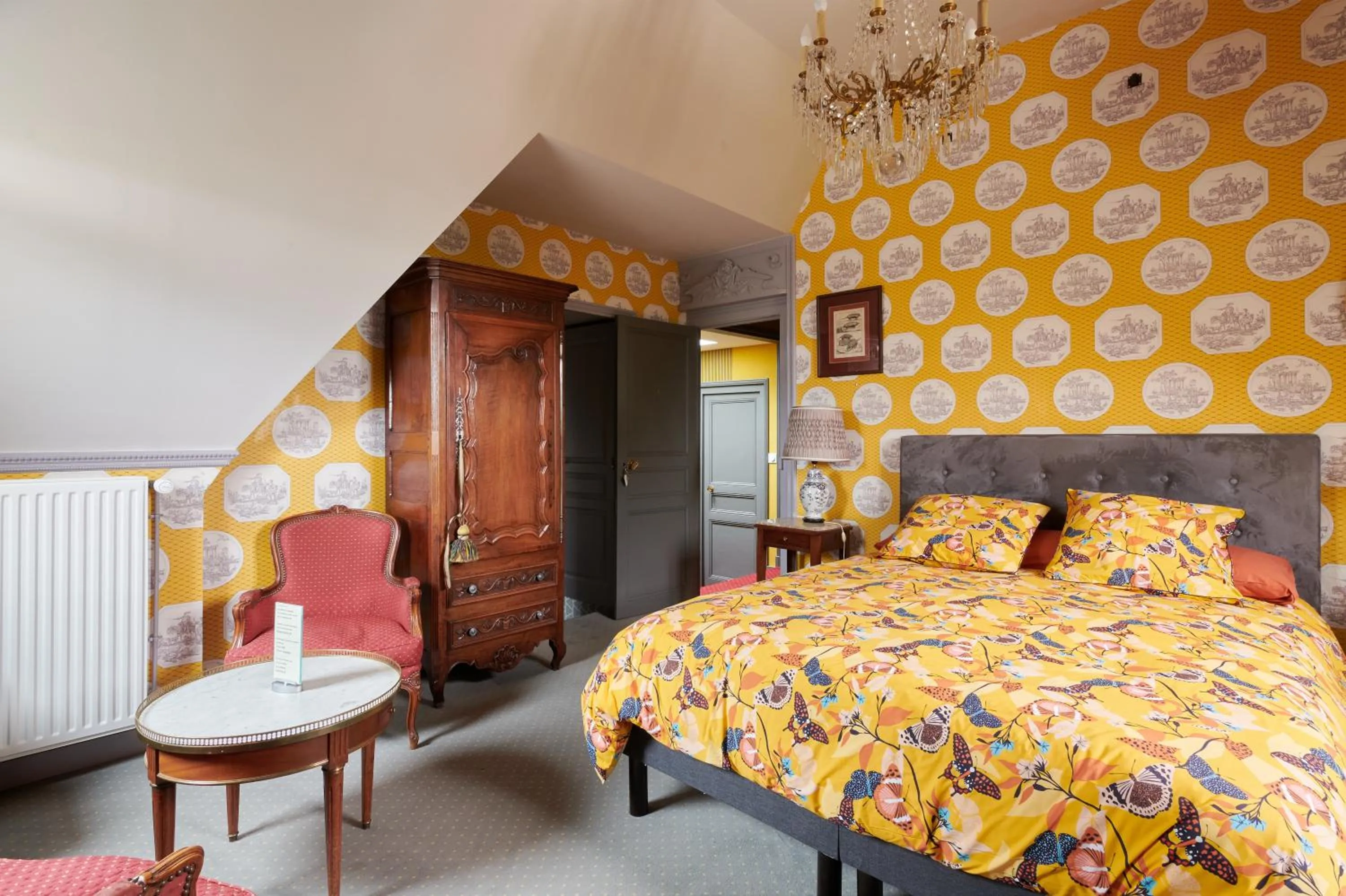 Bed in Manoir des Lions de Tourgéville