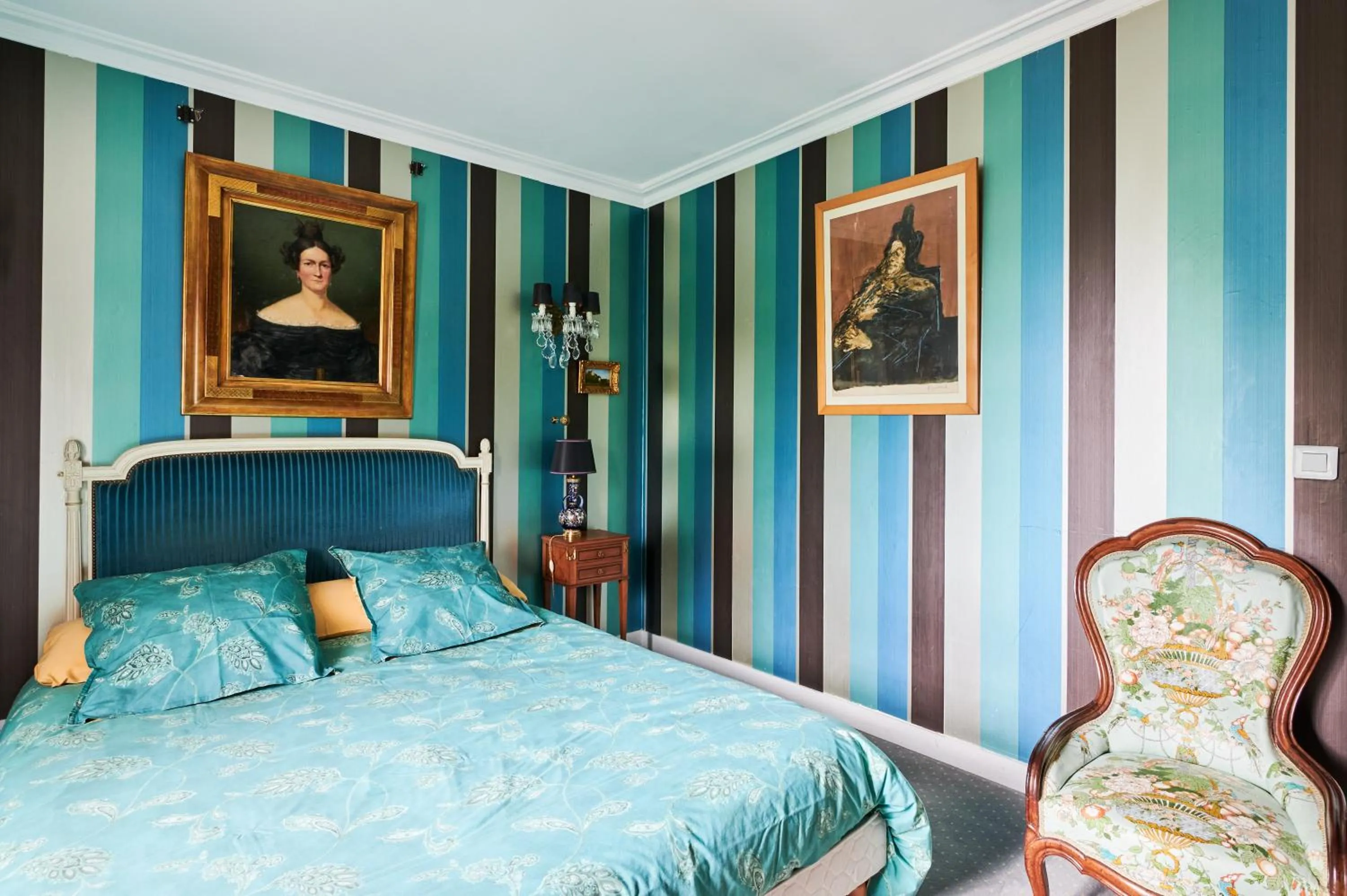 Bed in Manoir des Lions de Tourgéville