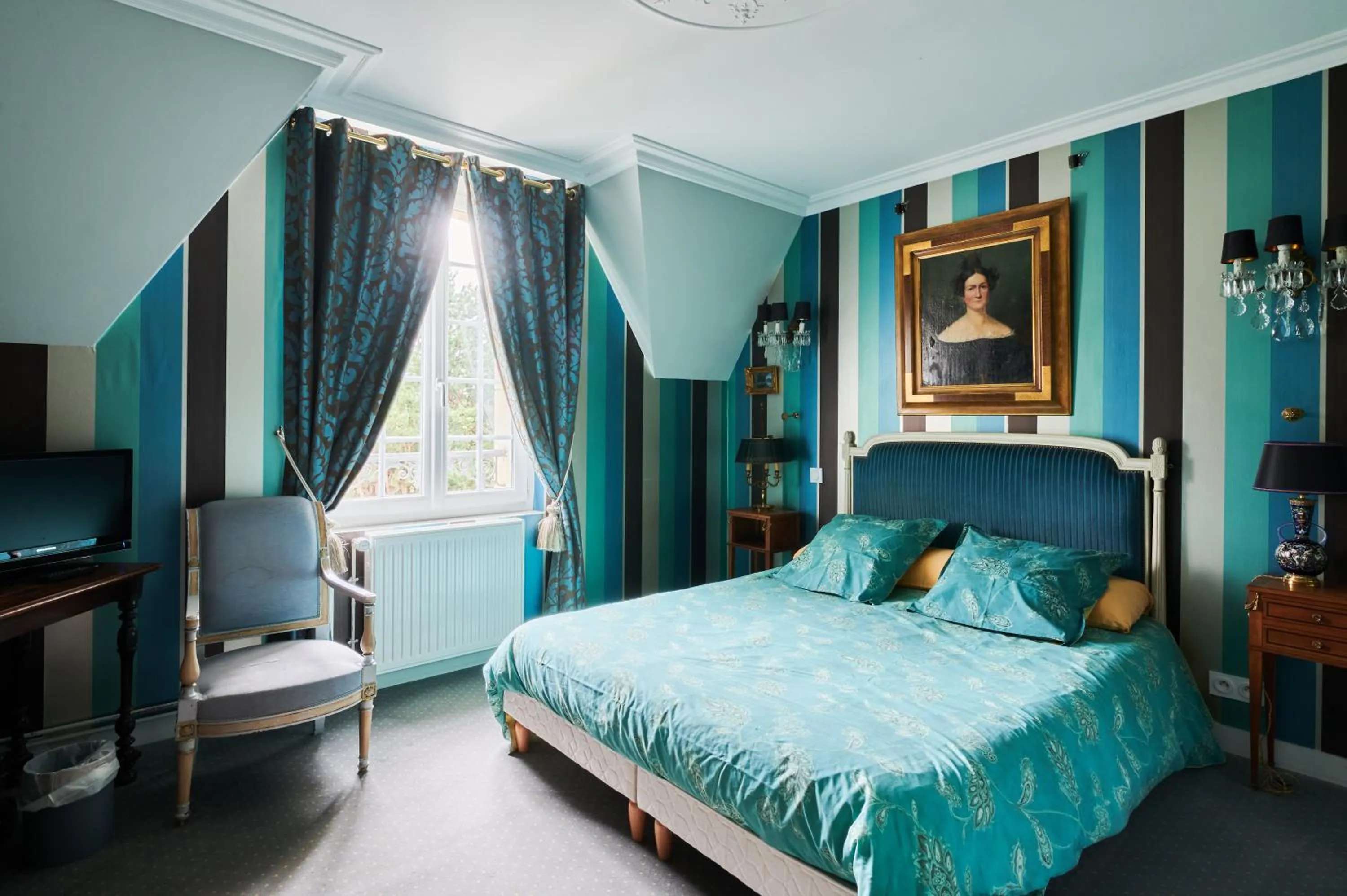 Bed in Manoir des Lions de Tourgéville