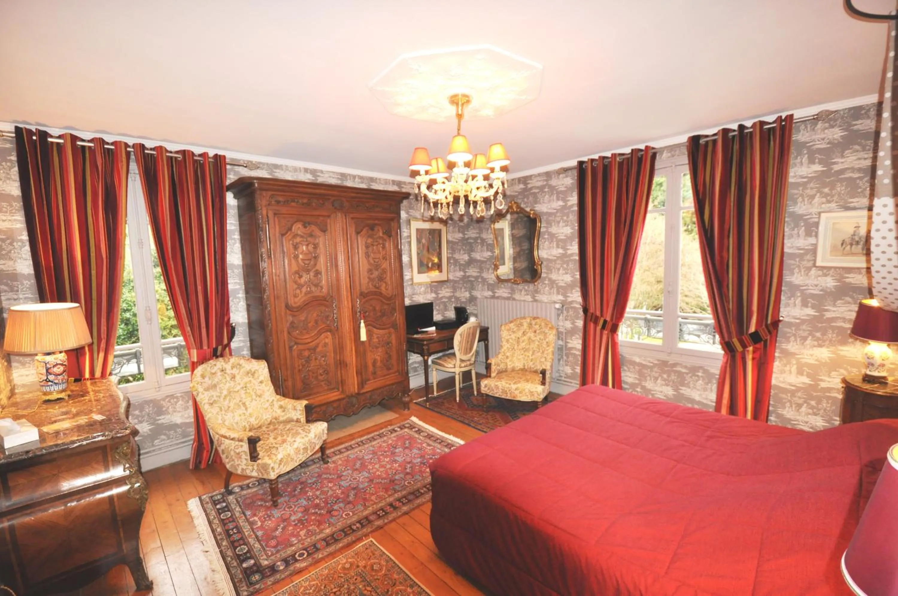 Bed in Manoir des Lions de Tourgéville