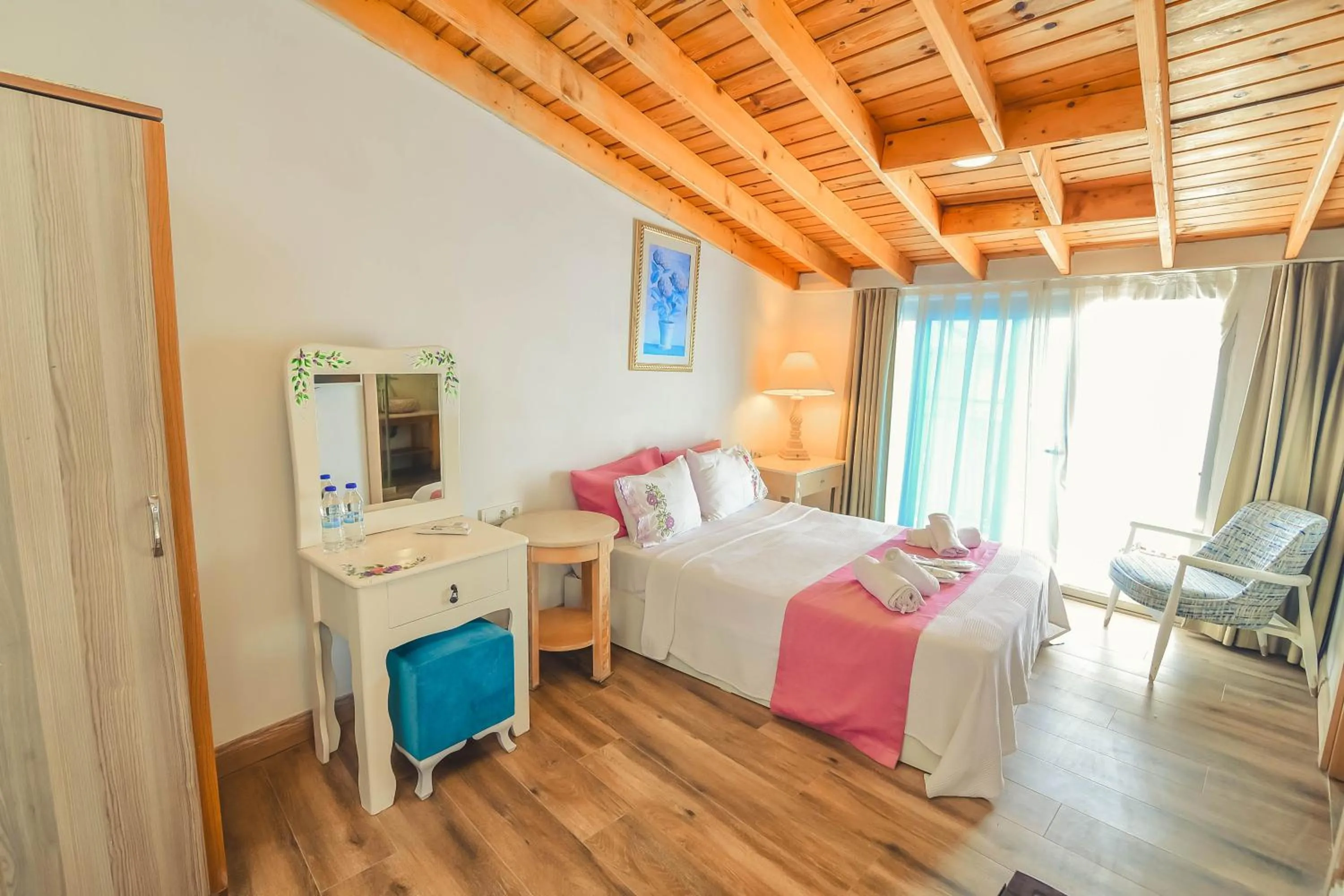 Bed in Alacati Asmali Konak Hotel