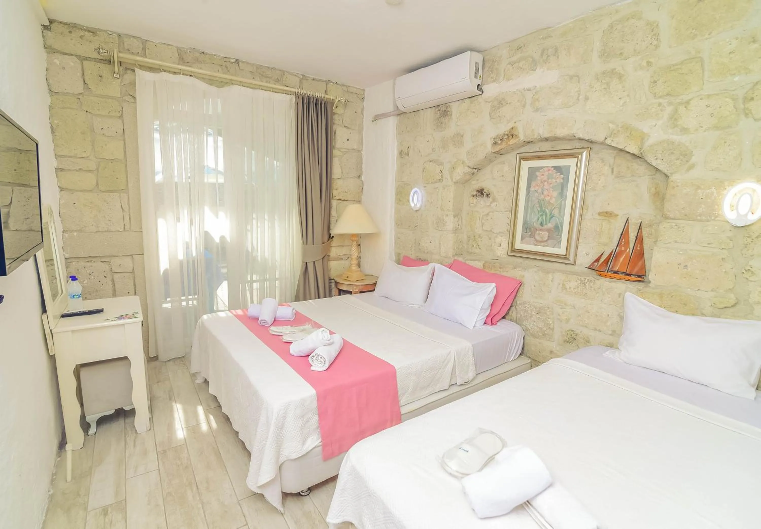 Bed in Alacati Asmali Konak Hotel