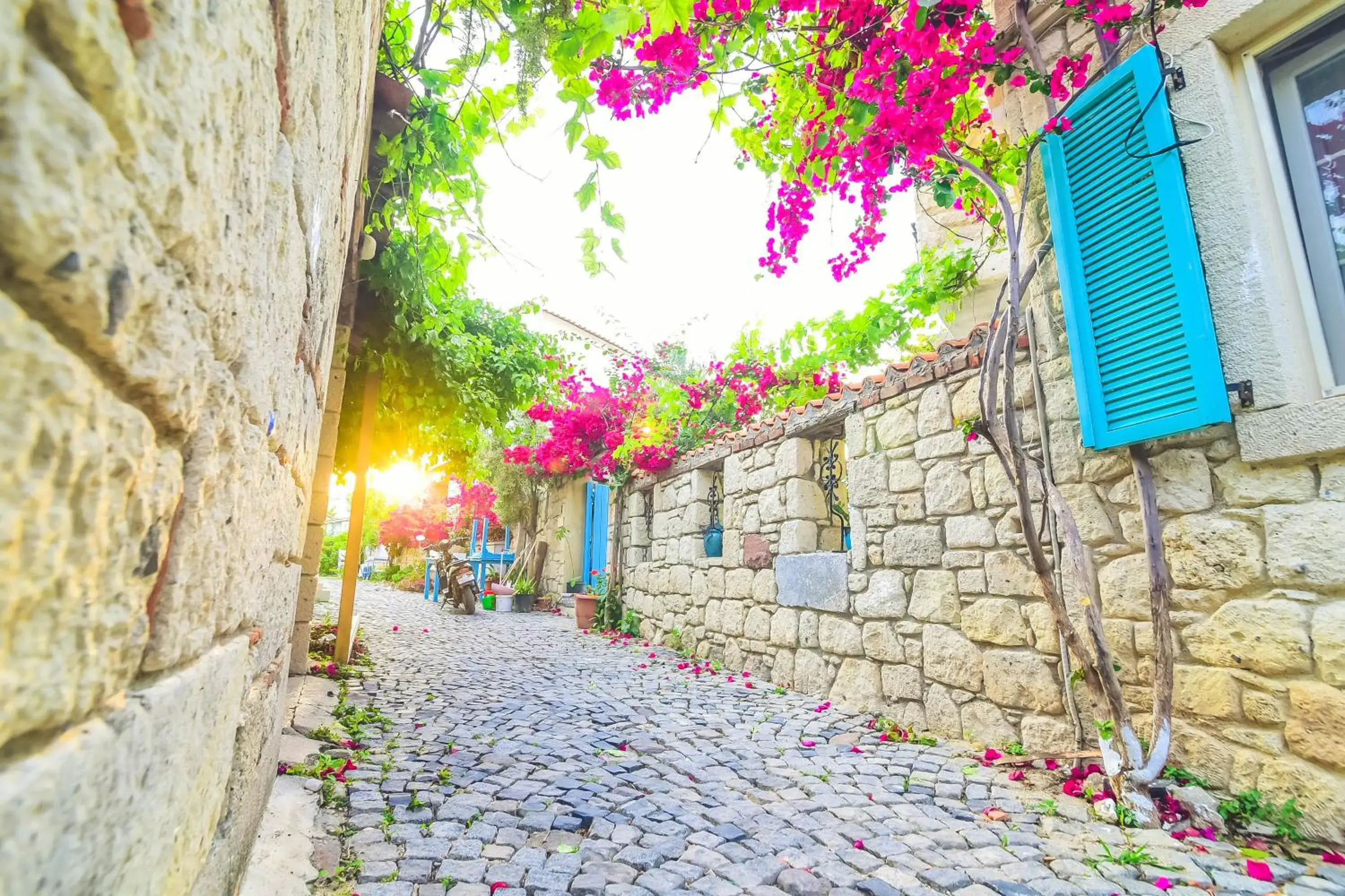 Street view in Alacati Asmali Konak Hotel Street view in Alacati Asmali Konak Hotel