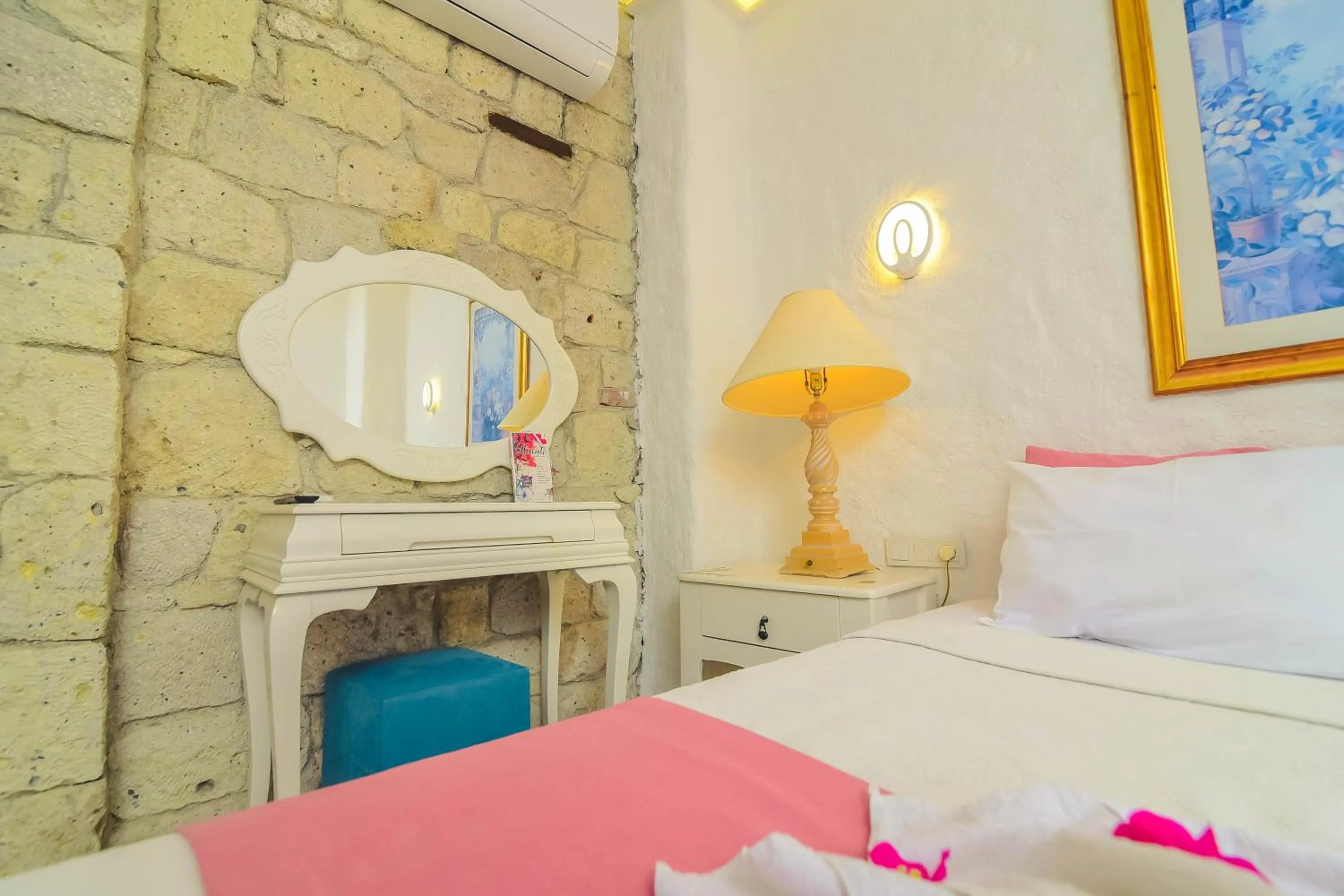 Bed in Alacati Asmali Konak Hotel