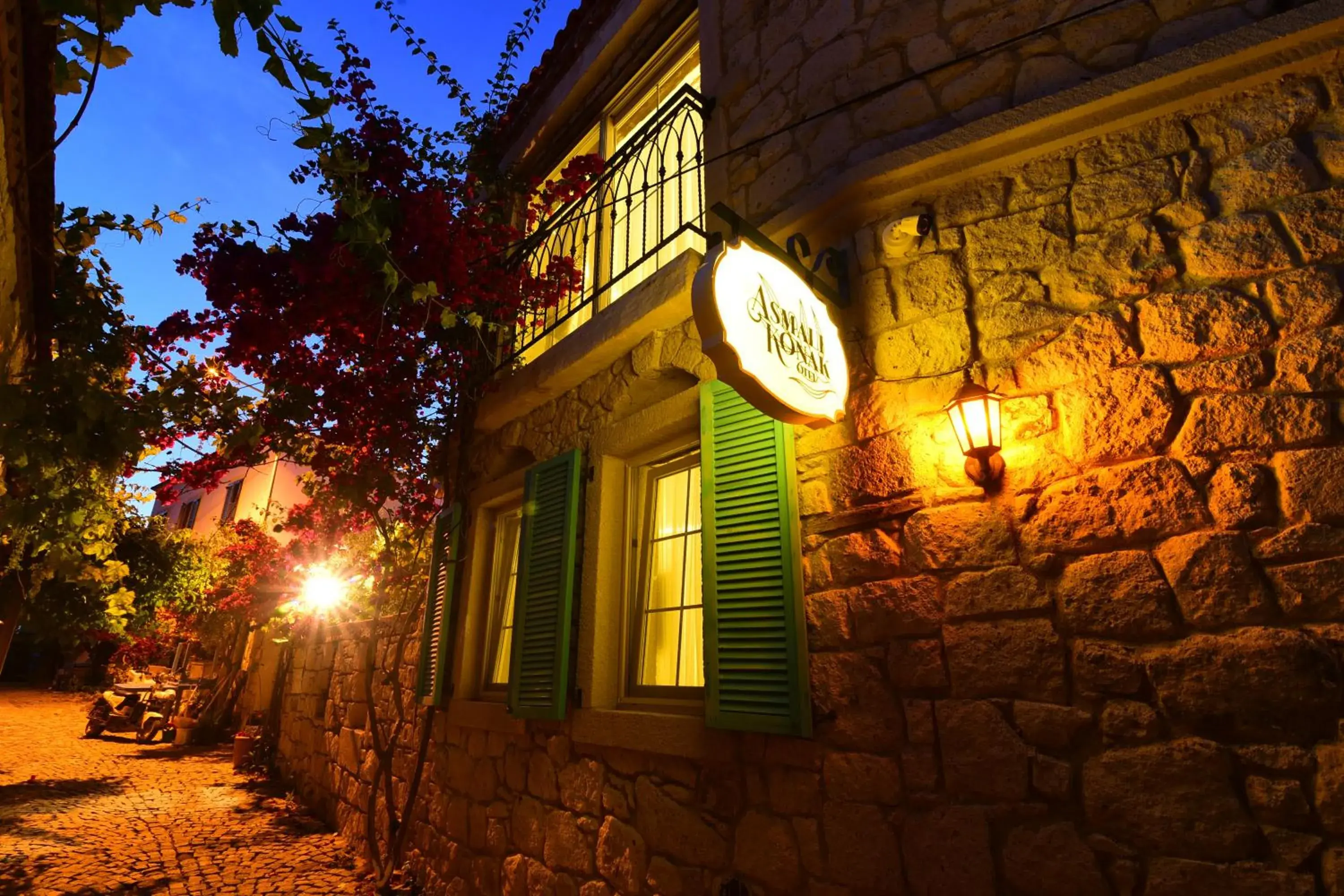 Quiet street view in Alacati Asmali Konak Hotel Quiet street view in Alacati Asmali Konak Hotel
