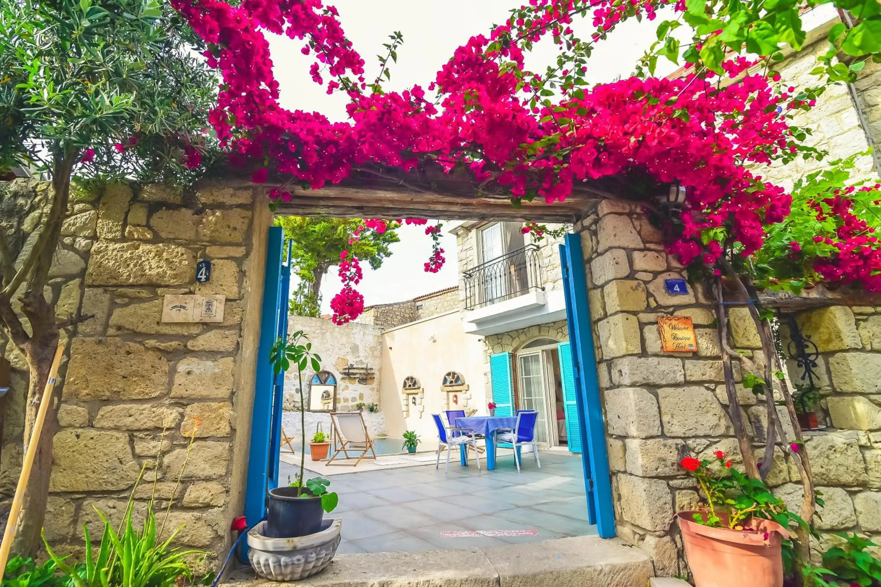 Property building in Alacati Asmali Konak Hotel Property building in Alacati Asmali Konak Hotel