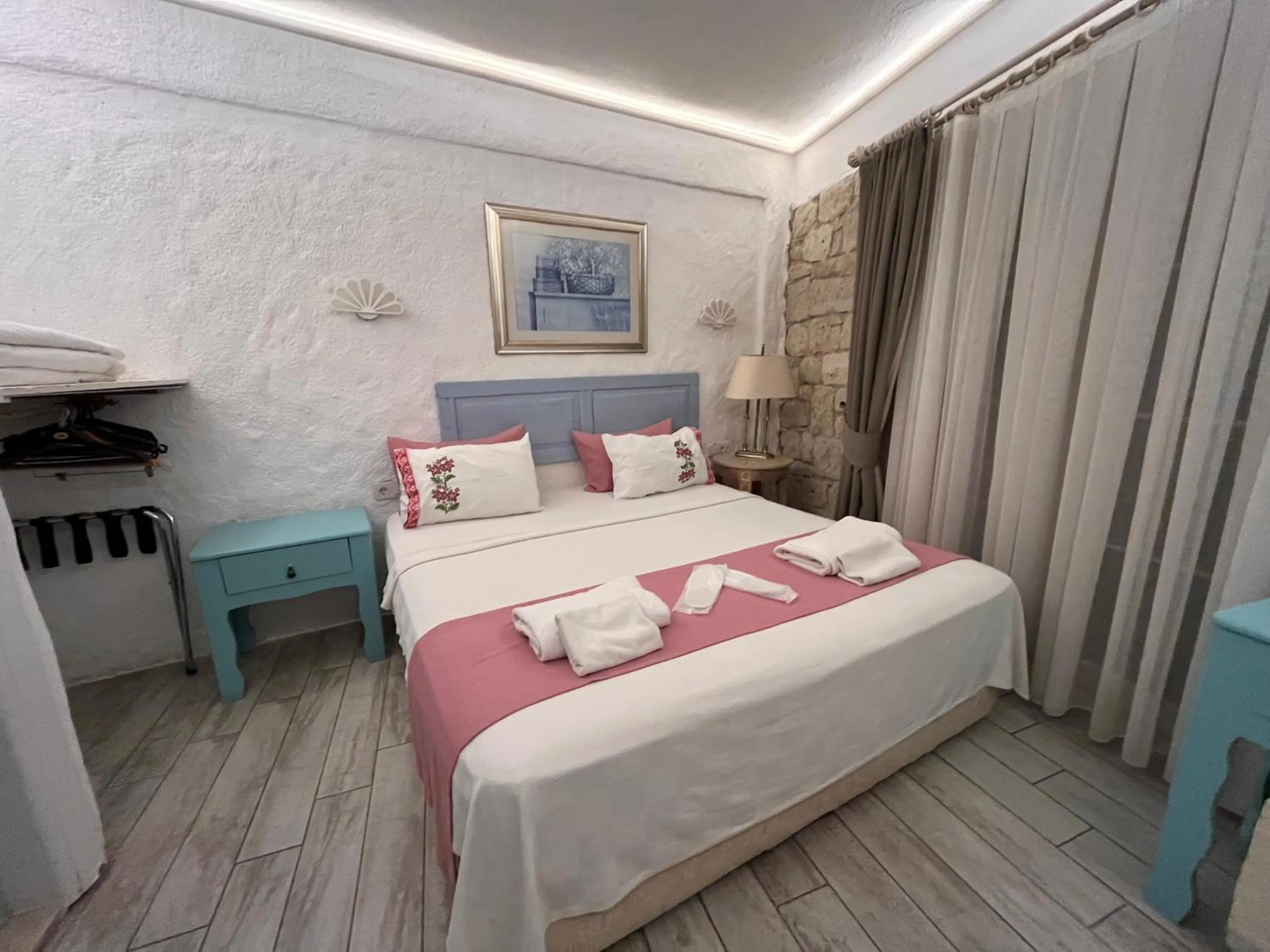Bed in Alacati Asmali Konak Hotel