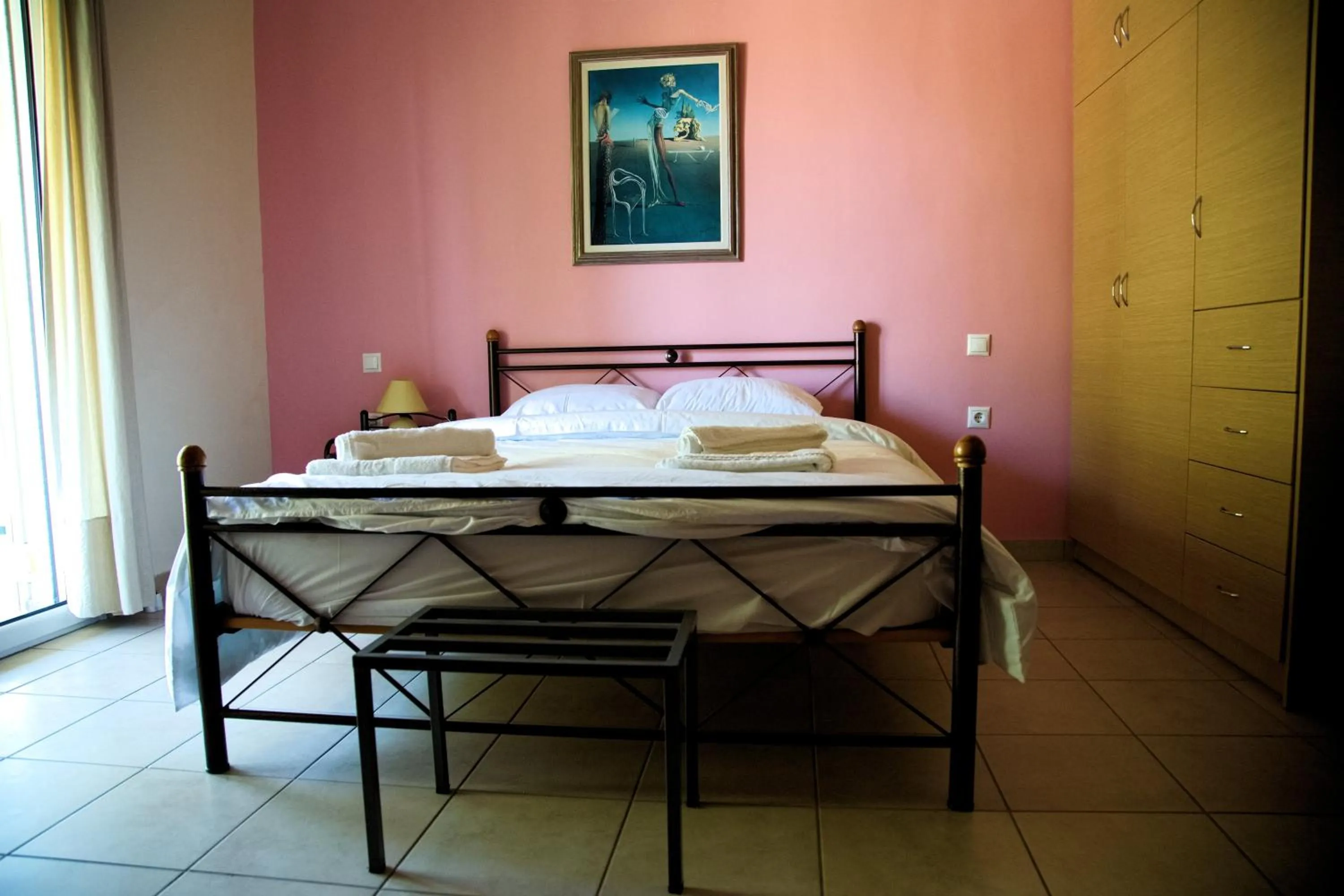 Bed in Tsertos Apartments