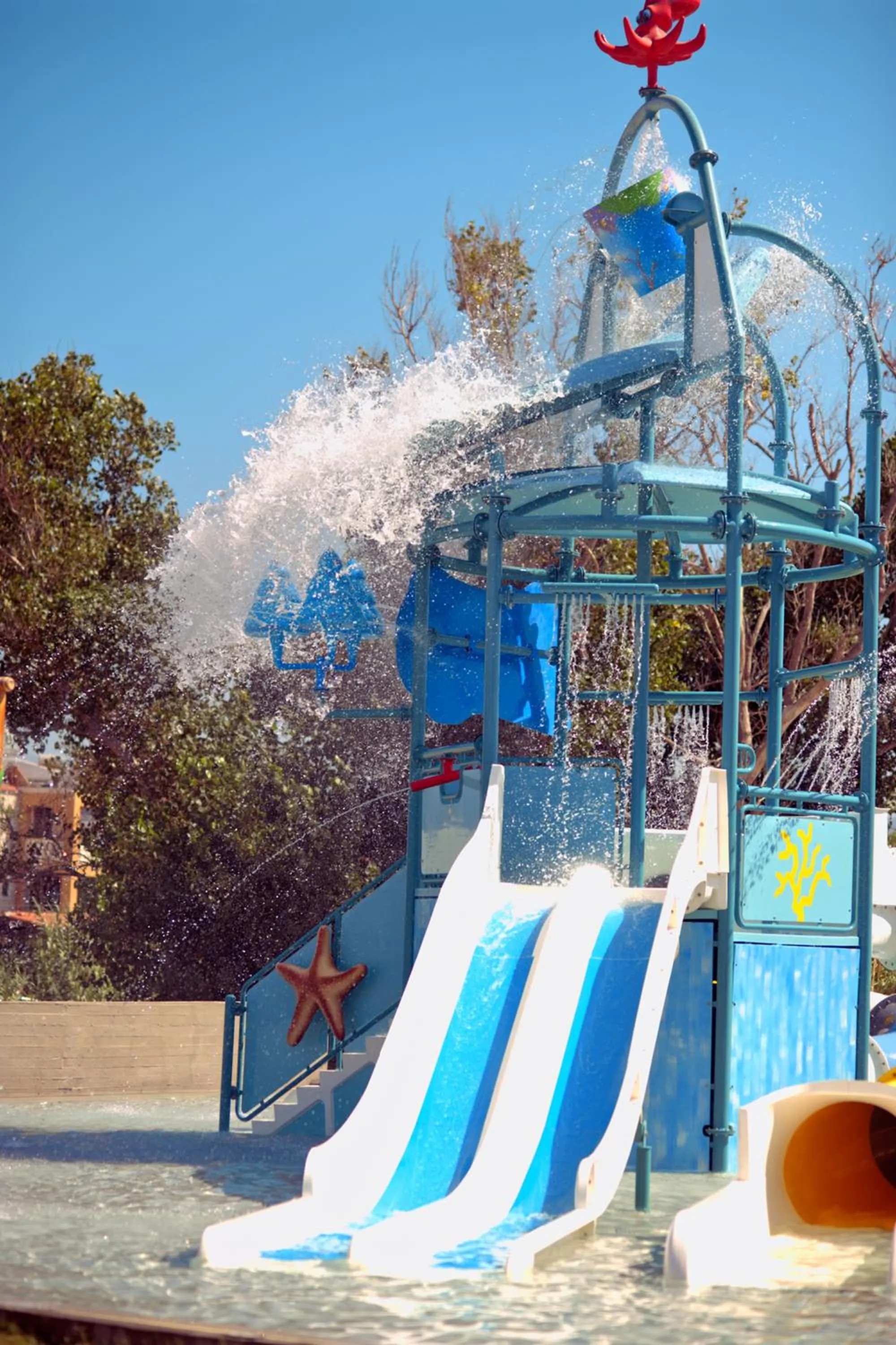 Aqua park in Galini Palace