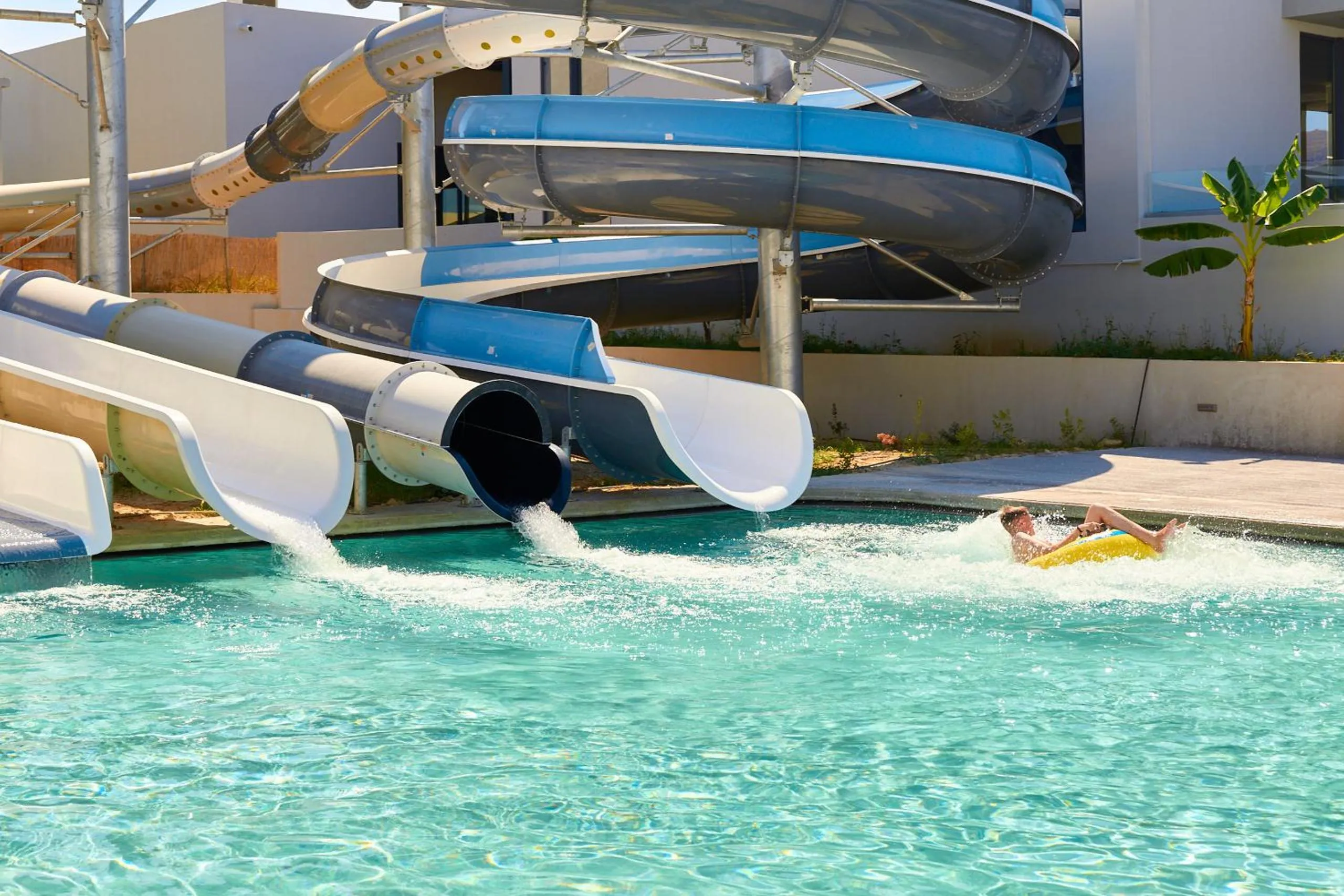 Aqua park in Galini Palace