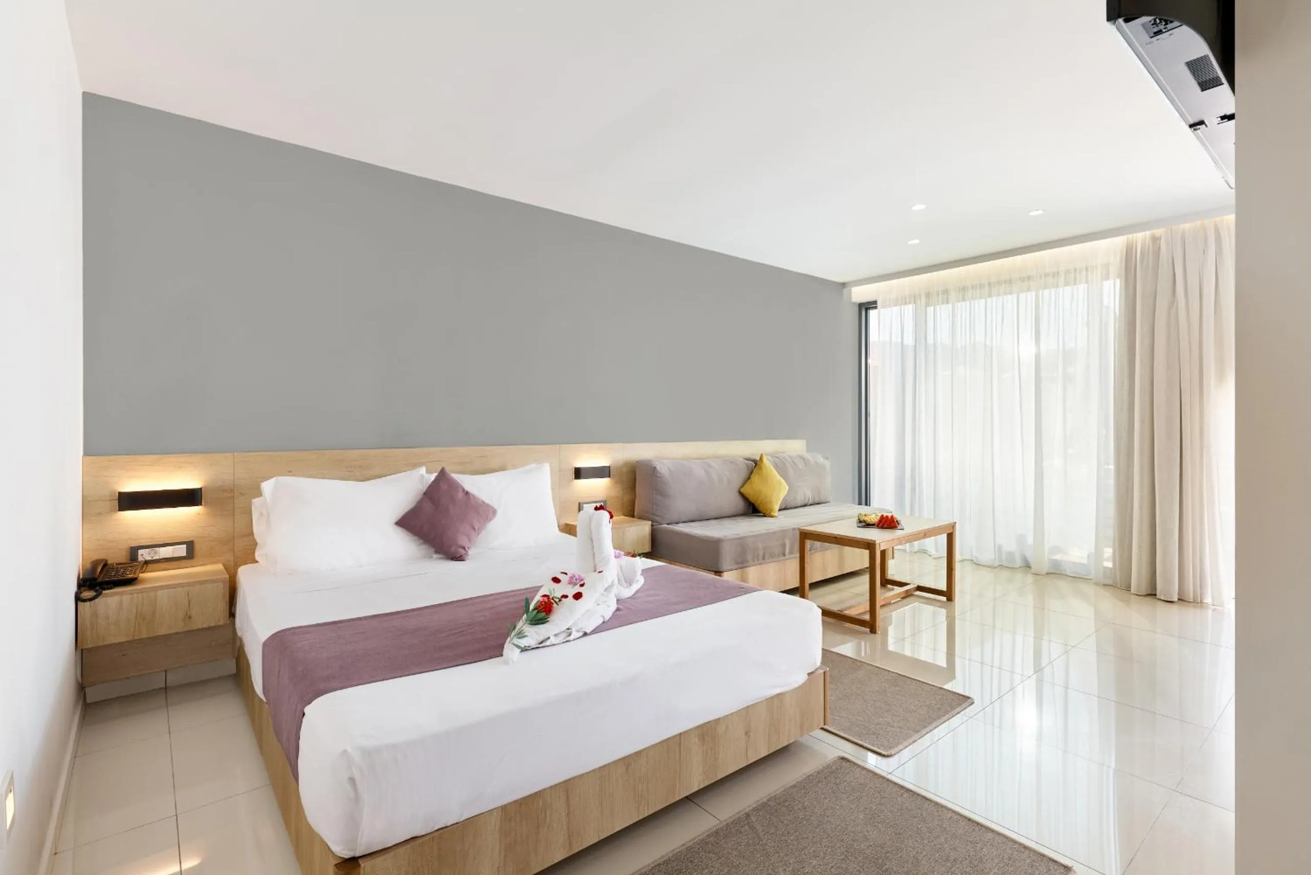 Bed in Galini Palace