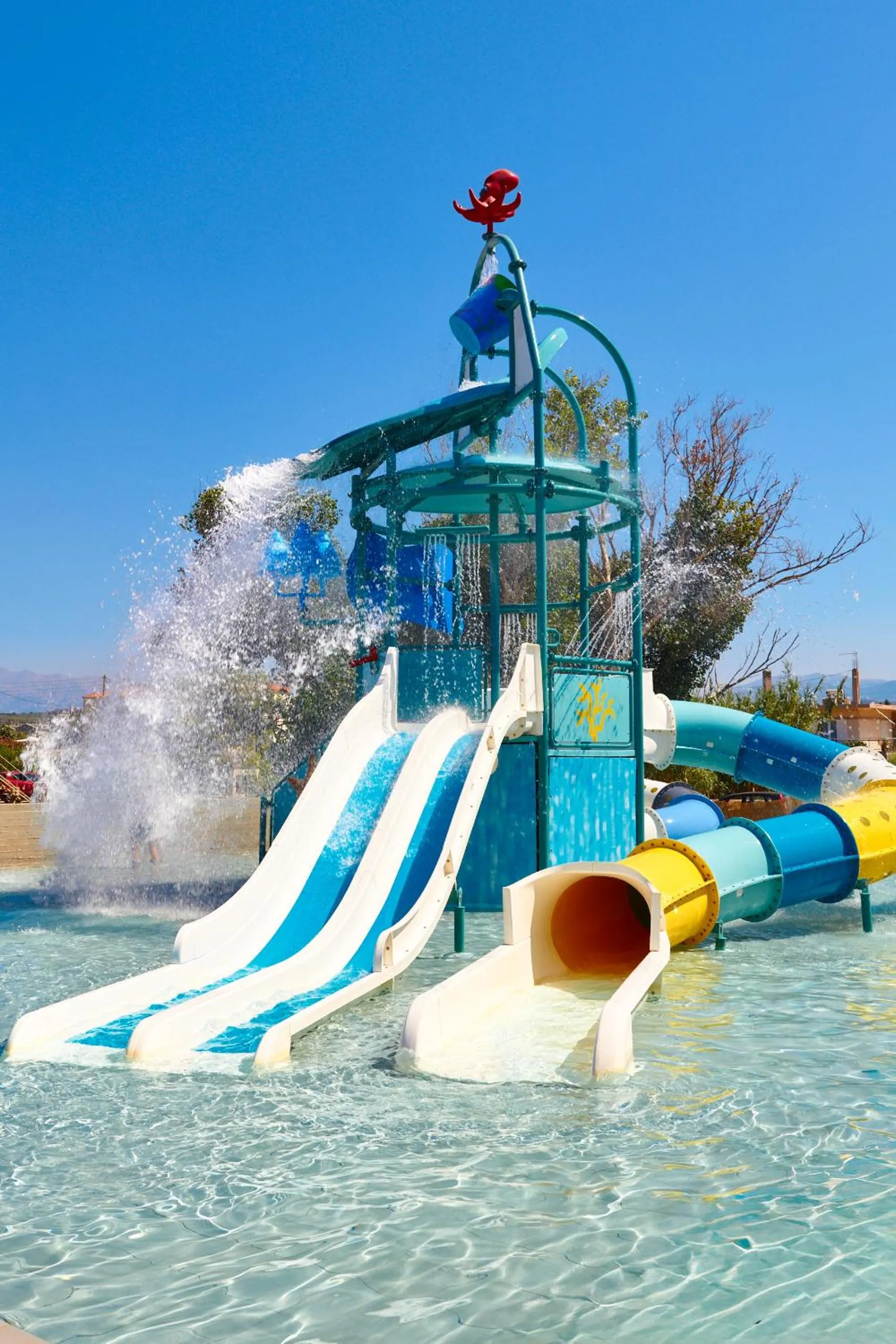 Aqua park in Galini Palace