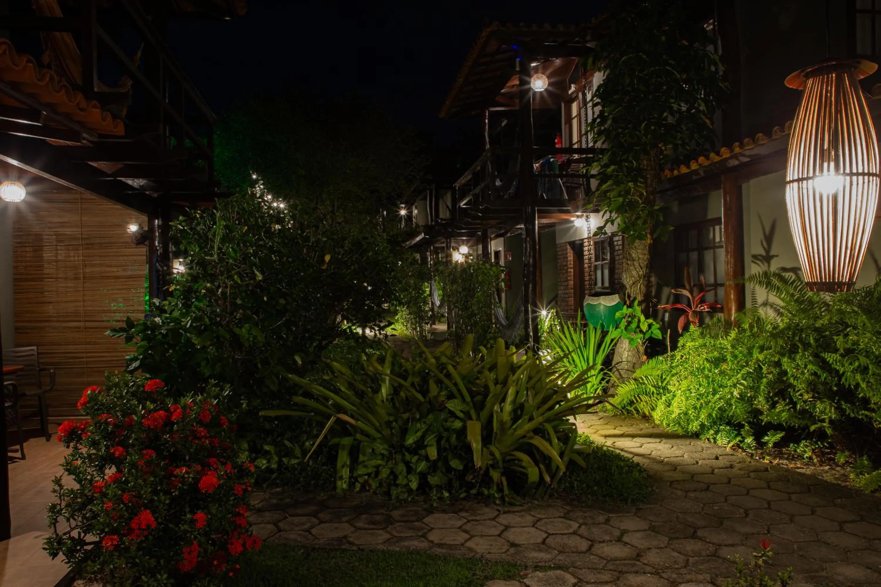 Garden in Hotel Pousada Villa Zena - Frente ao Mar - Pé na areia