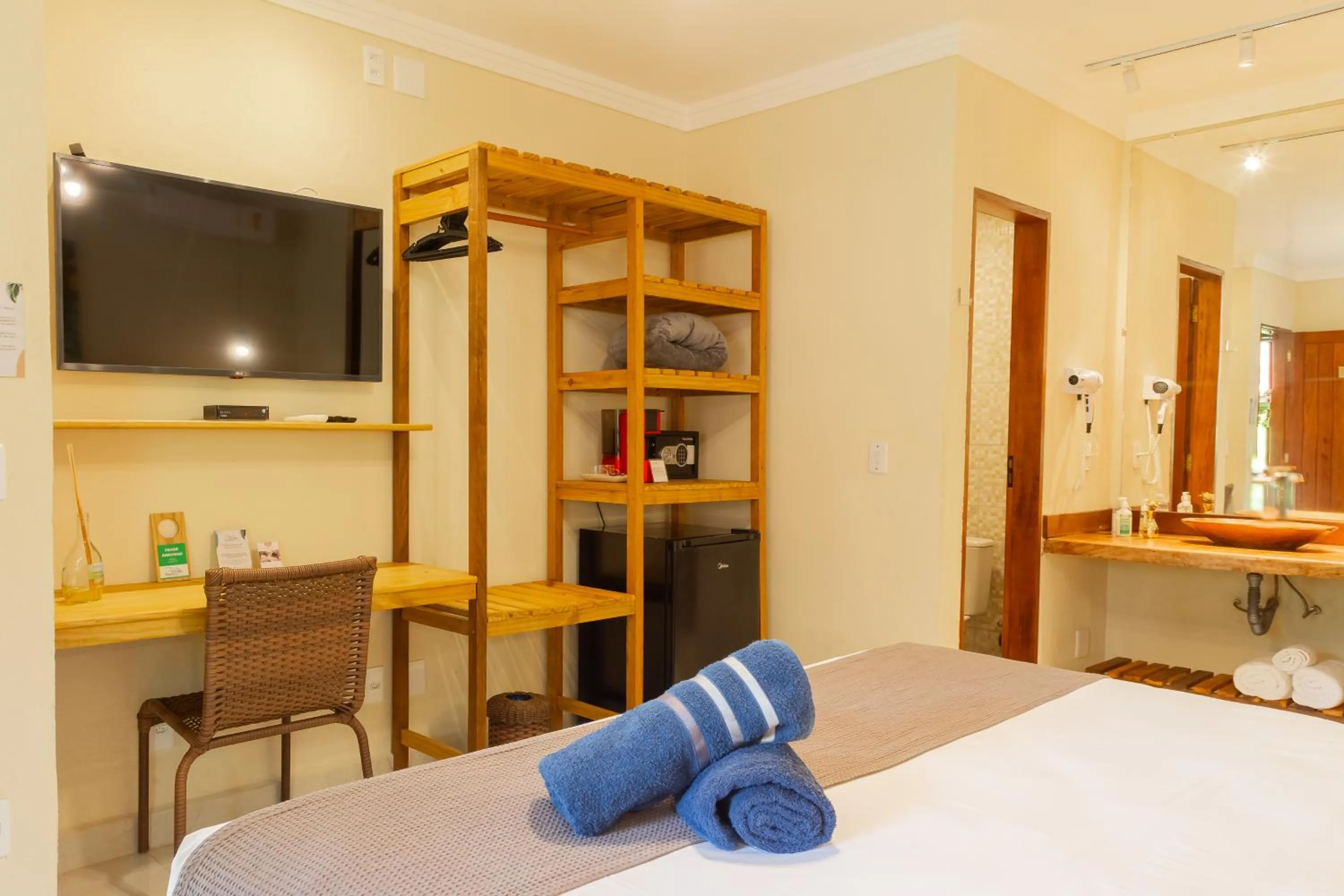 Bed in Hotel Pousada Villa Zena - Frente ao Mar - Pé na areia