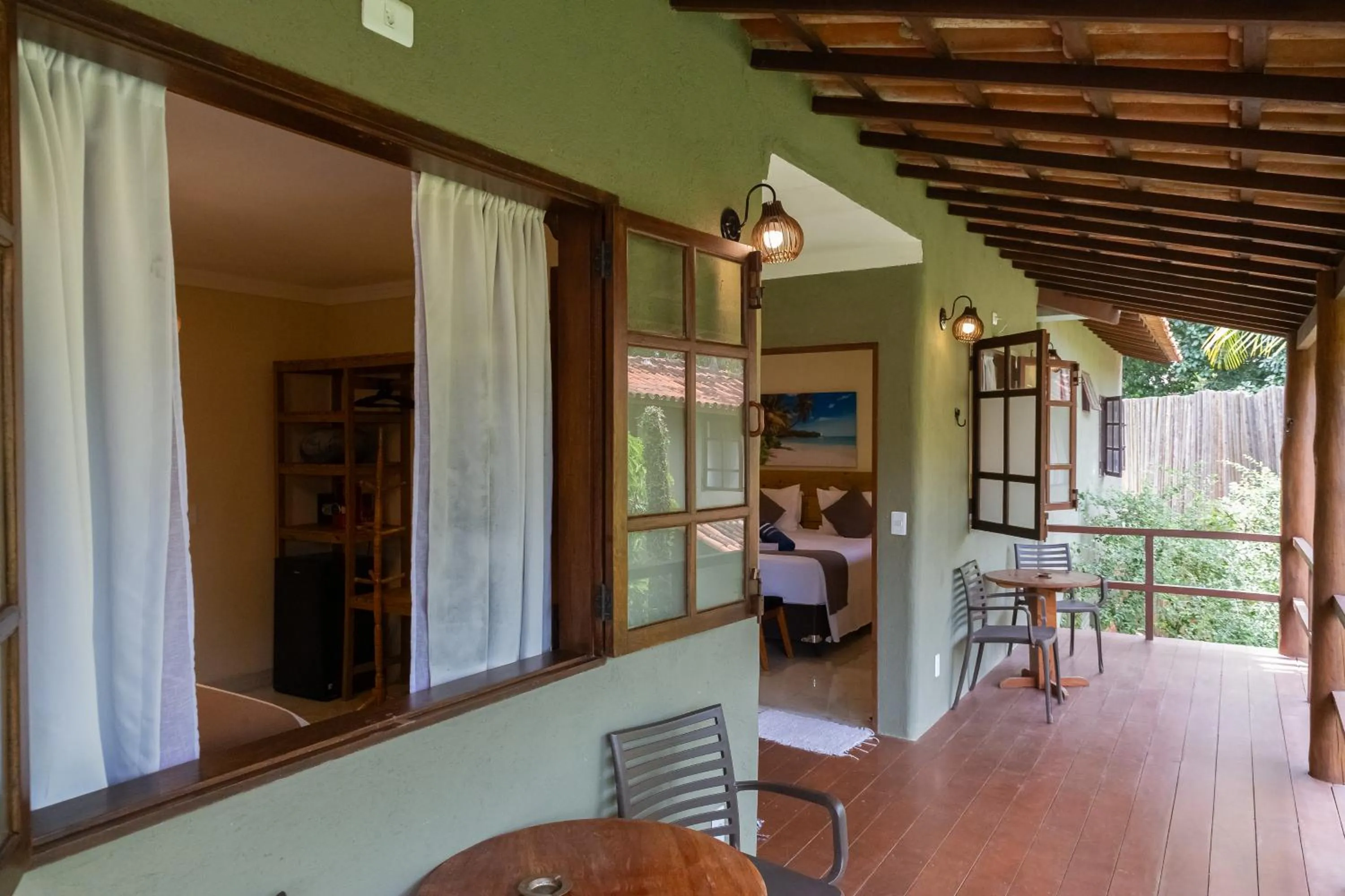 Balcony/Terrace in Hotel Pousada Villa Zena - Frente ao Mar - Pé na areia