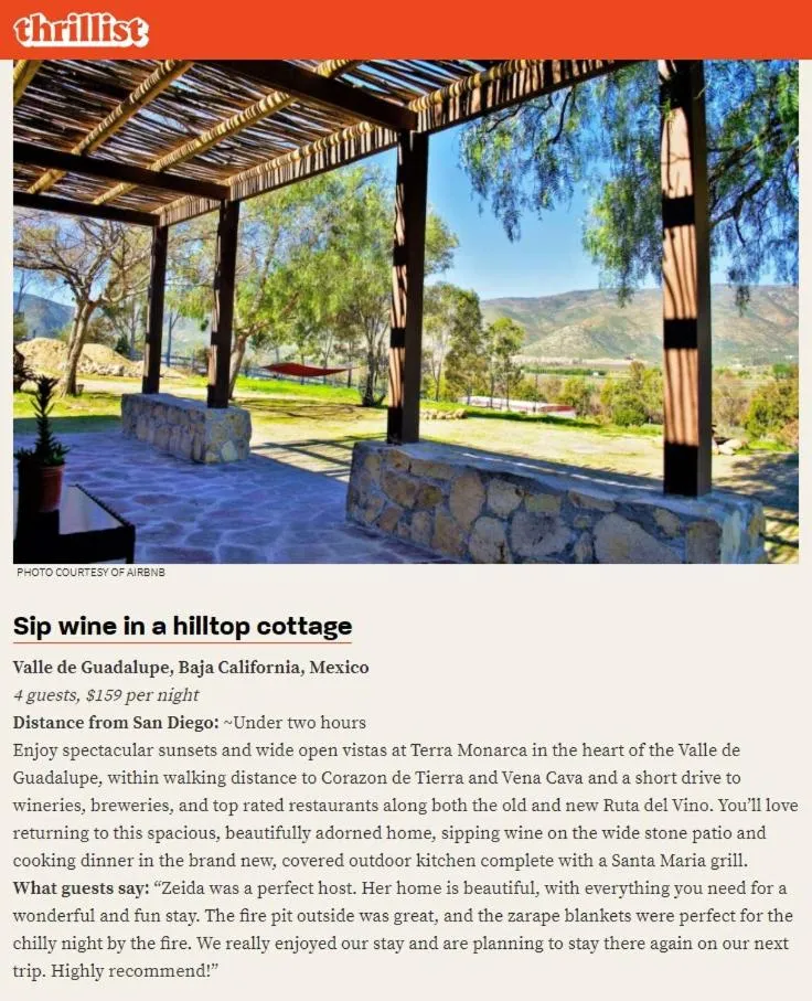 Natural landscape in Terra Monarca