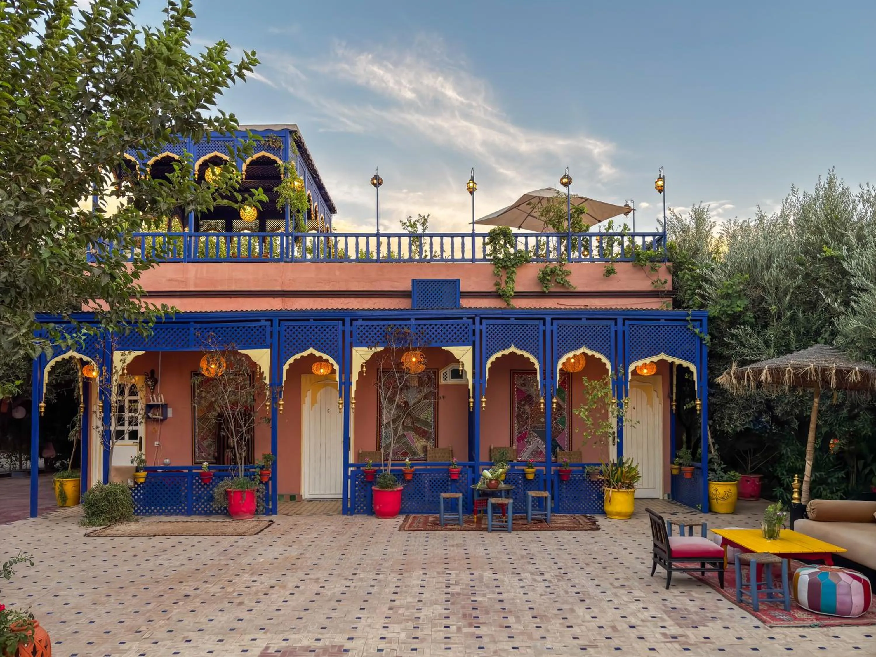 Balcony/Terrace in Le Bleu House
