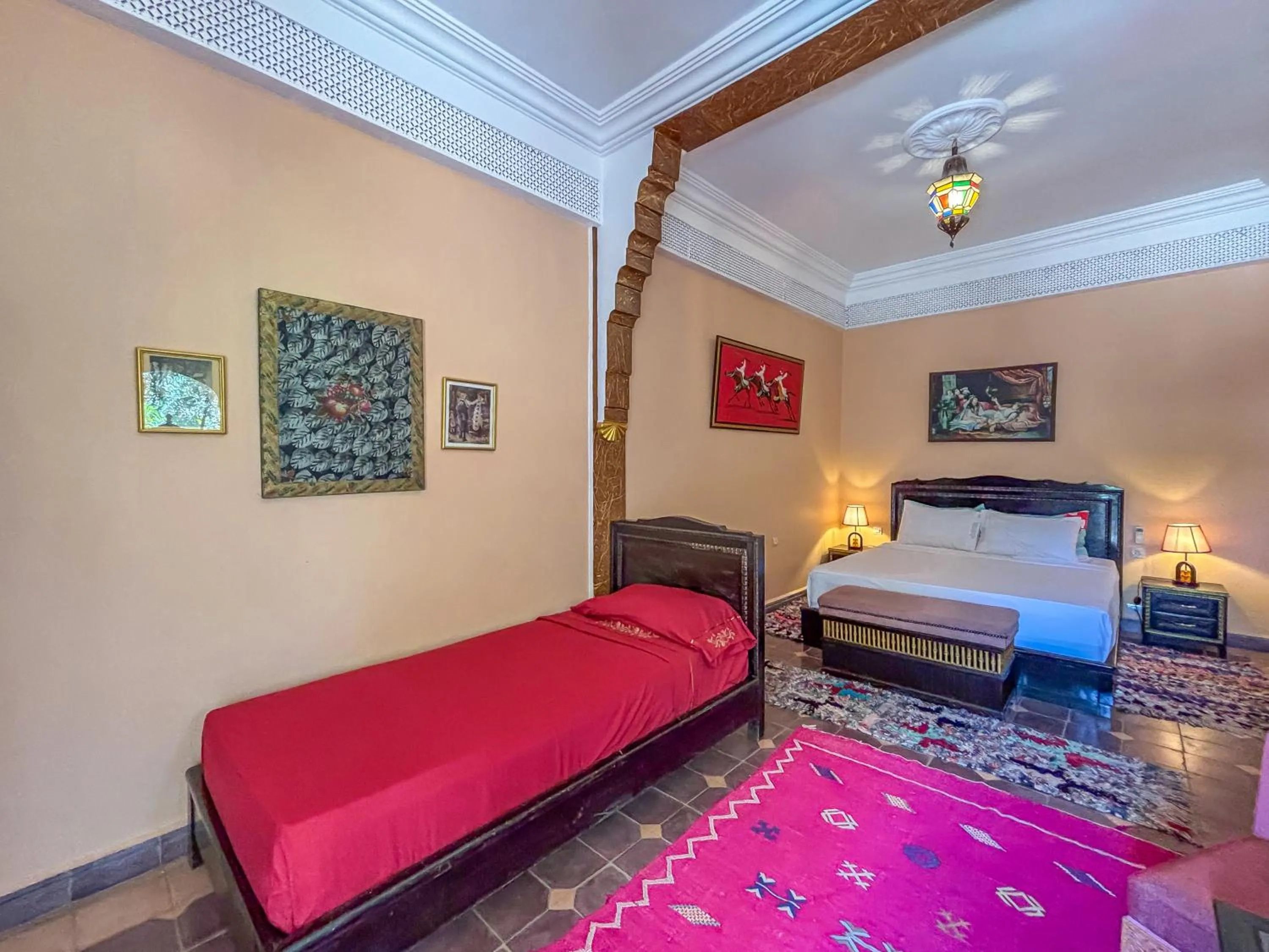 Bed in Le Bleu House