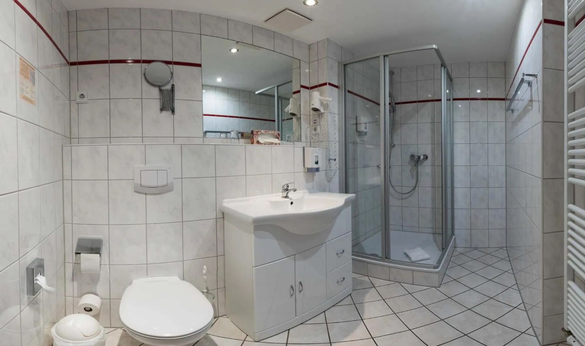 Shower in Hotel am Gothensee