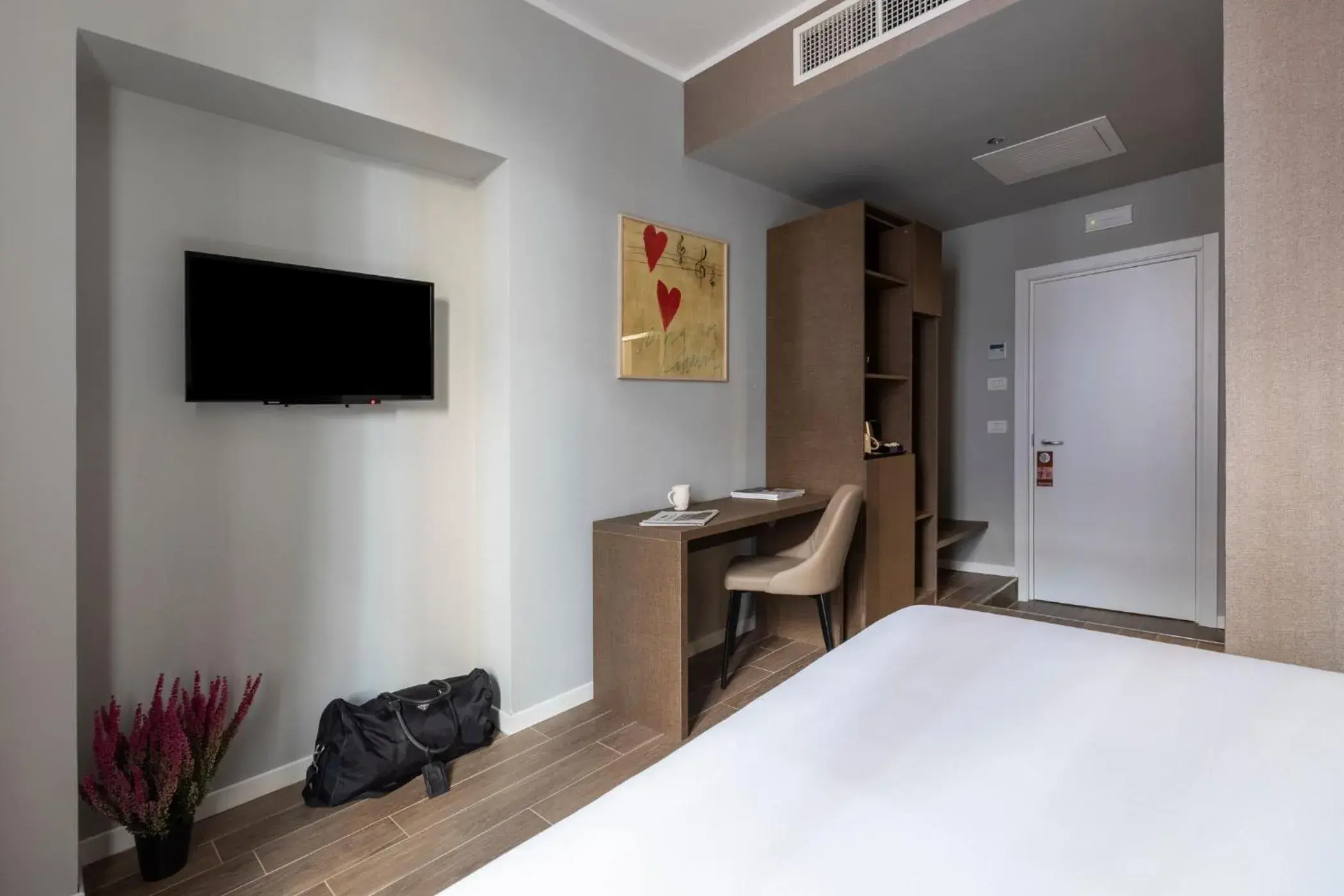 Bed in Giubbonari Suites Bed in Giubbonari Suites