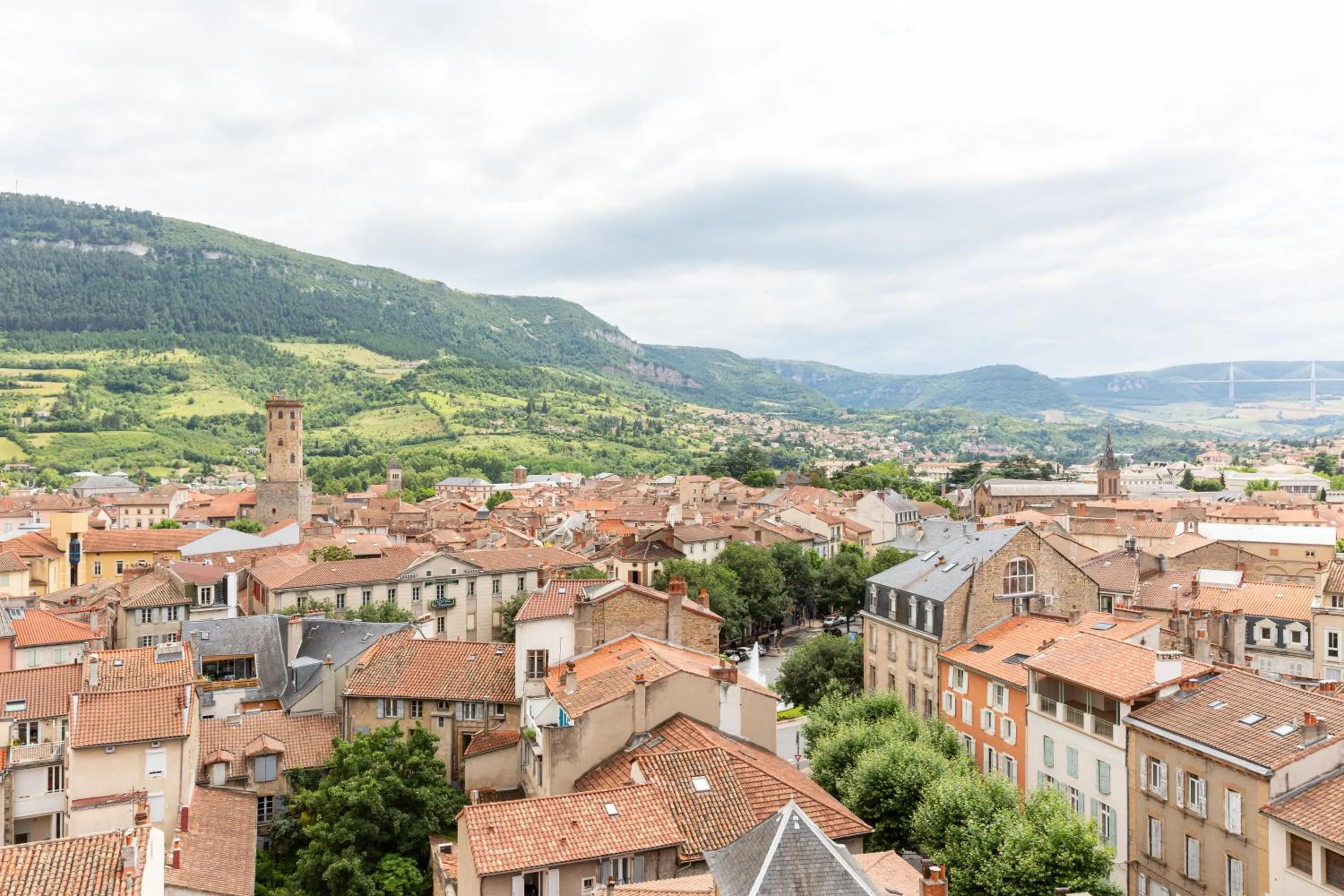 City view in Mercure Millau