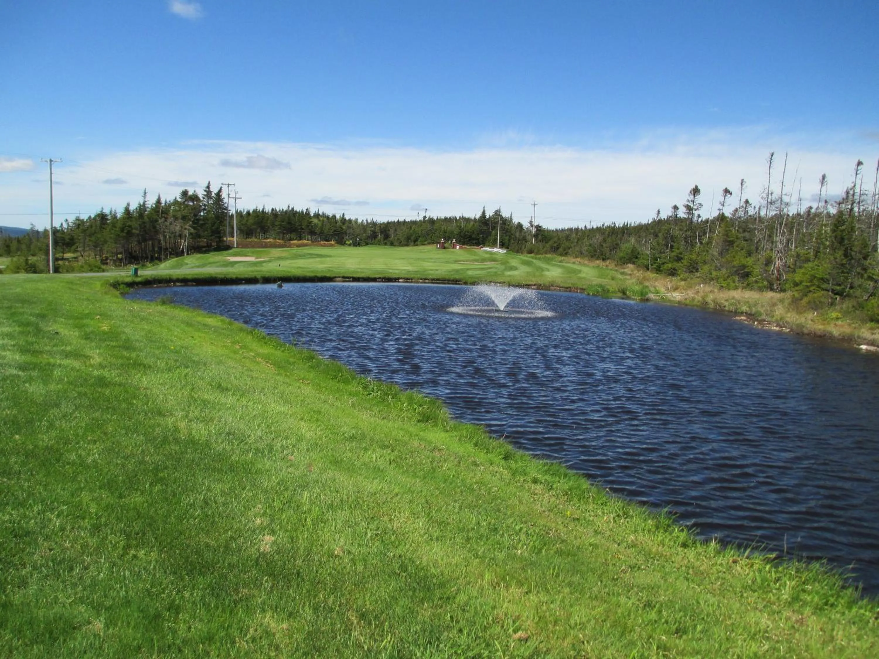 Lake view in The Wilds at Salmonier River