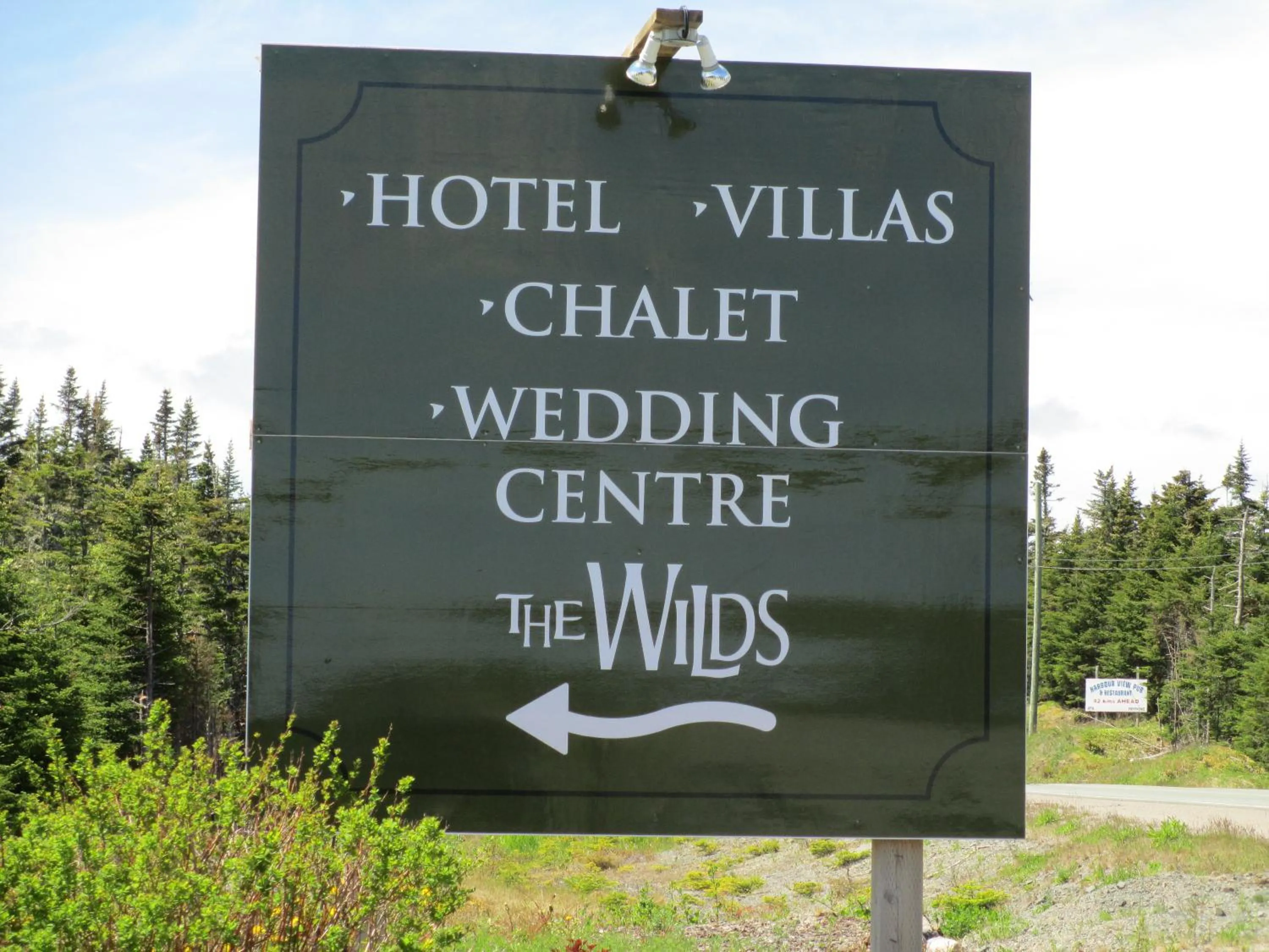 Logo/Certificate/Sign in The Wilds at Salmonier River