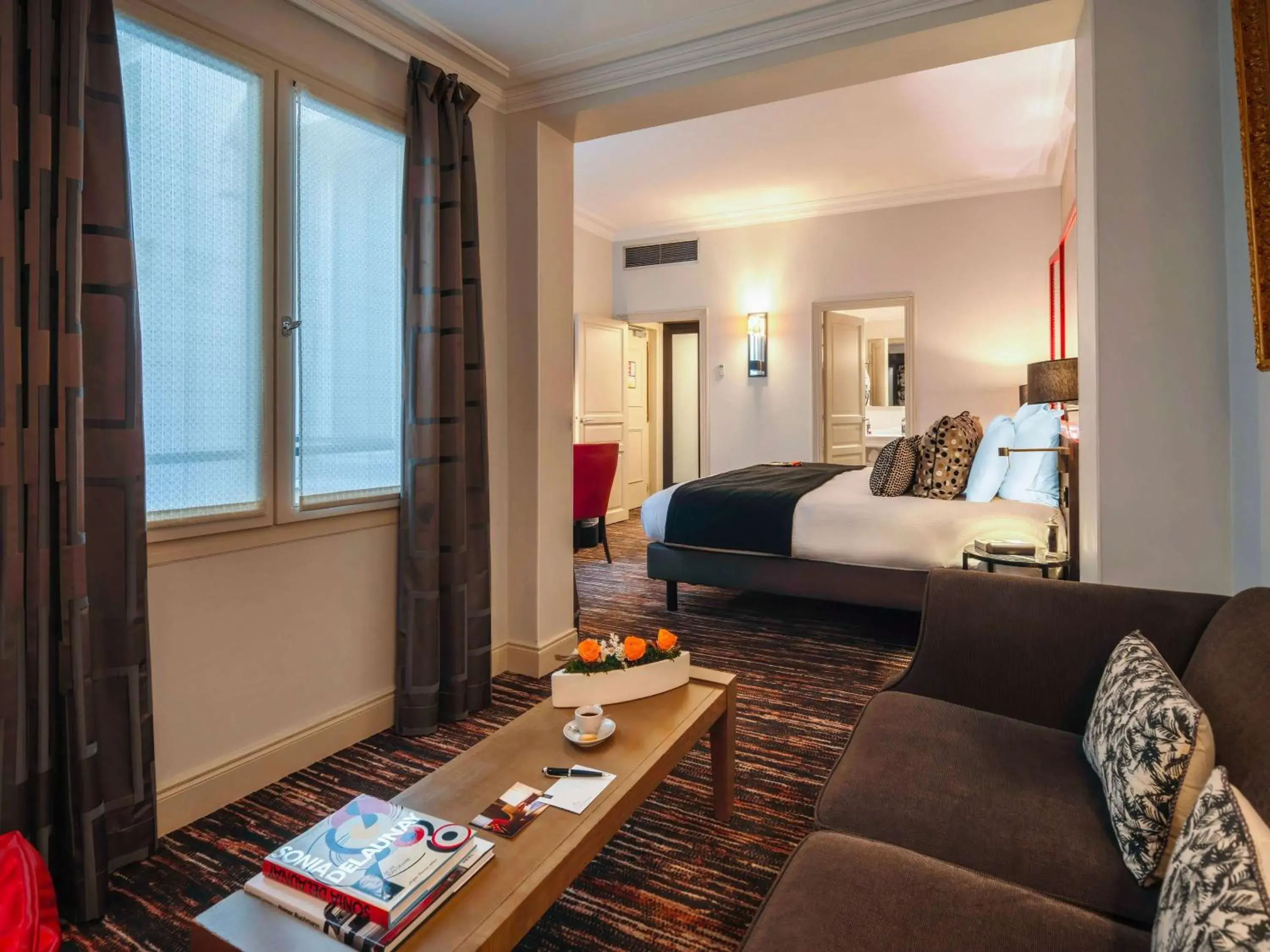 Bedroom, Bed in Le Stendhal Place Vendôme Hotel Paris - MGallery Collection Bedroom, Bed in Le Stendhal Place Vendôme Hotel Paris - MGallery Collection