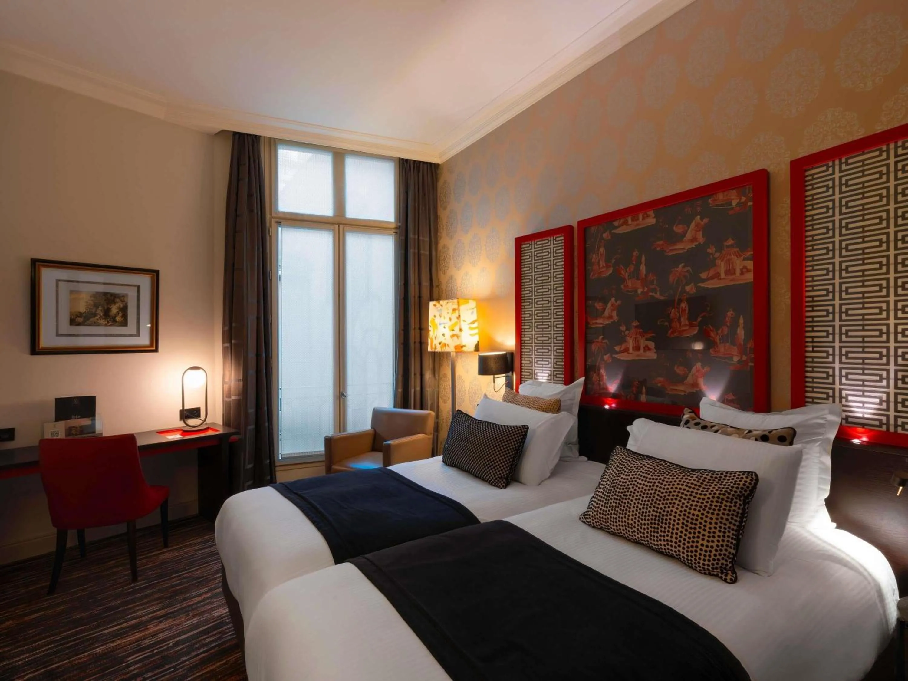 Bedroom, Bed in Le Stendhal Place Vendôme Hotel Paris - MGallery Collection