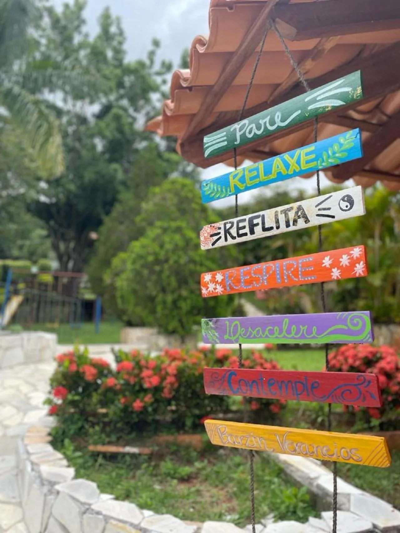 Garden in Pousada do Rio Turvo