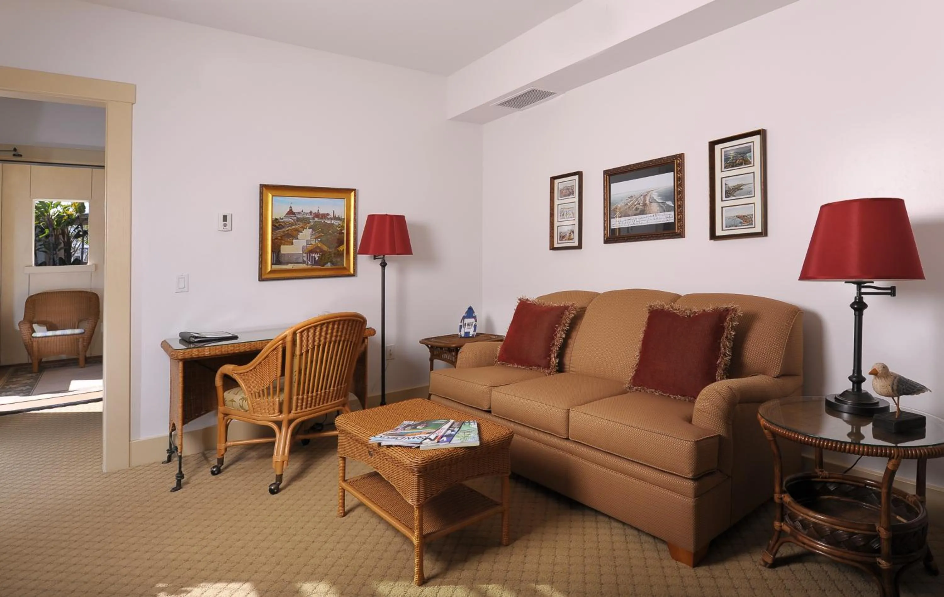 Living room in 1906 Lodge