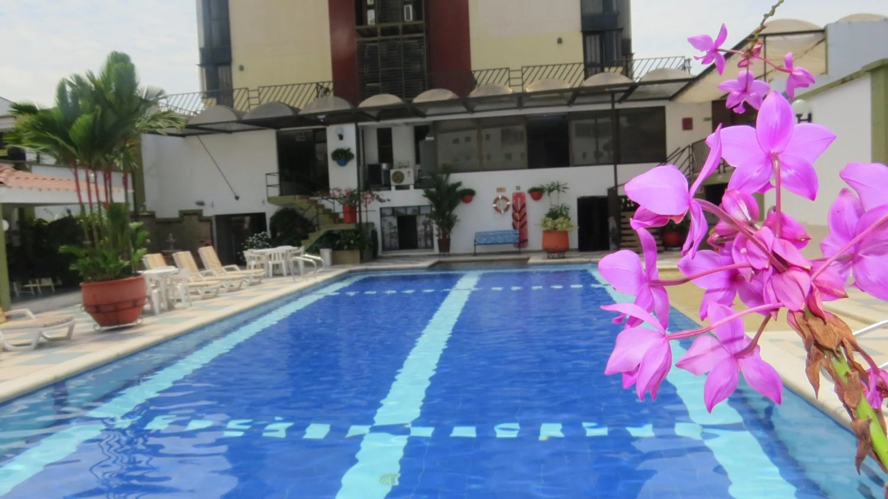 Swimming pool in Hotel Don Lolo