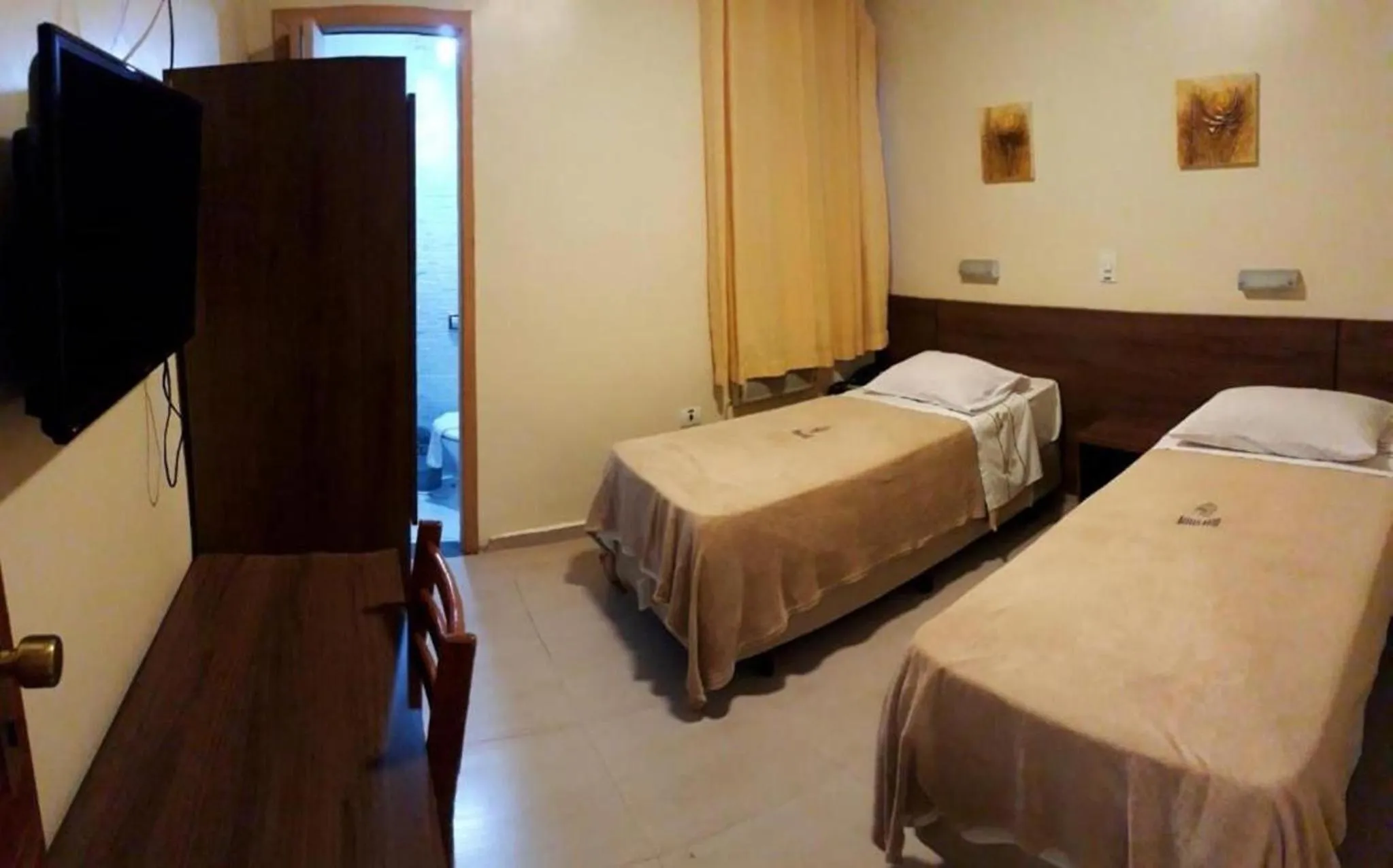 Bed in Hotel Makuxis - Brigadeiro