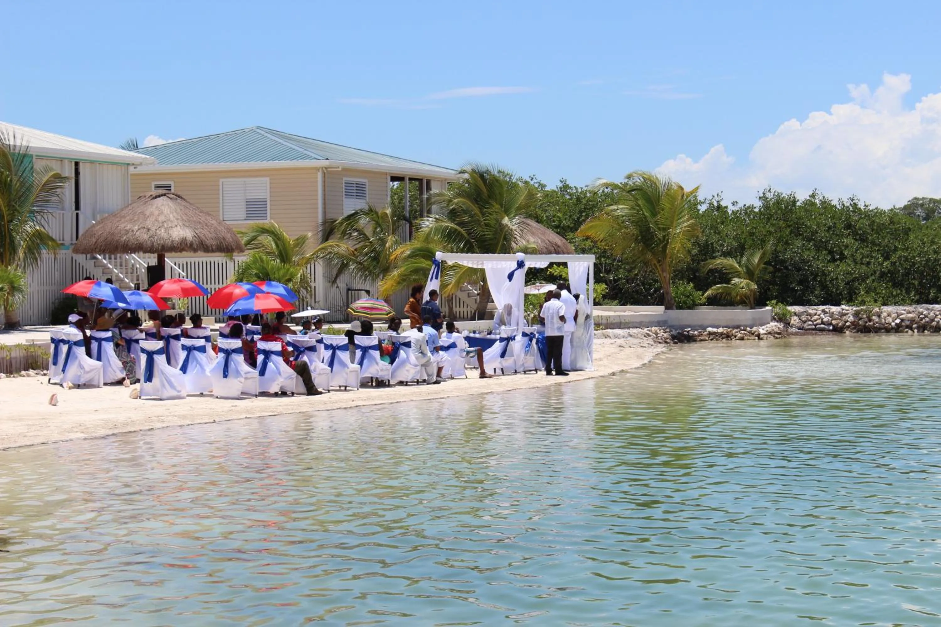 Beach in Shaka Caye All inclusive Resort