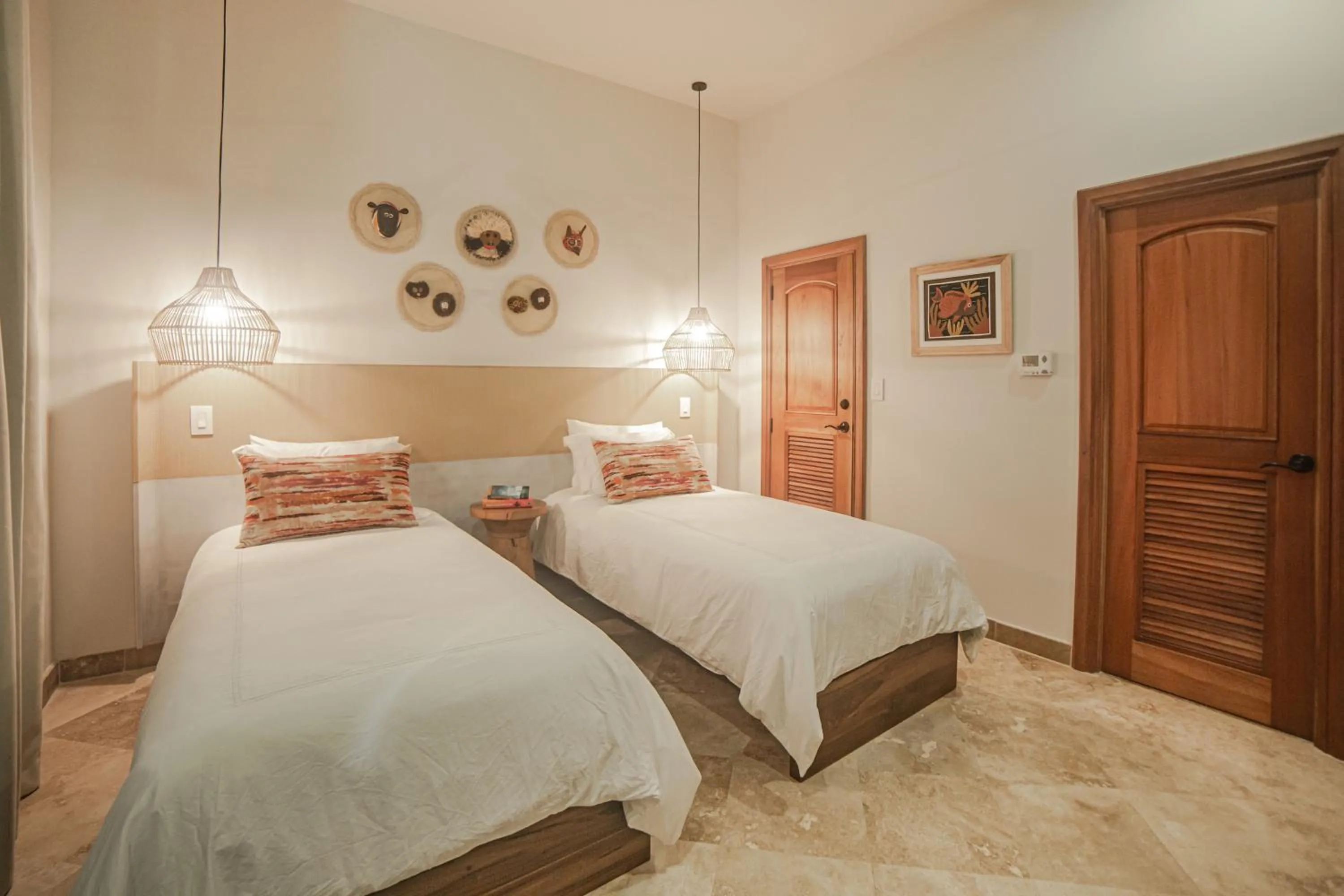 Bed in Red Frog Beach Island Resort