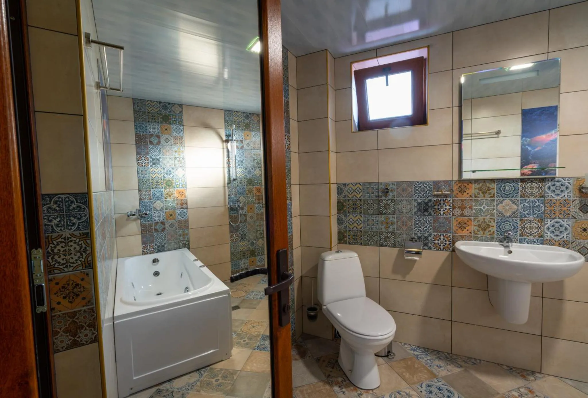 Bathroom in Family Hotel Preslav
