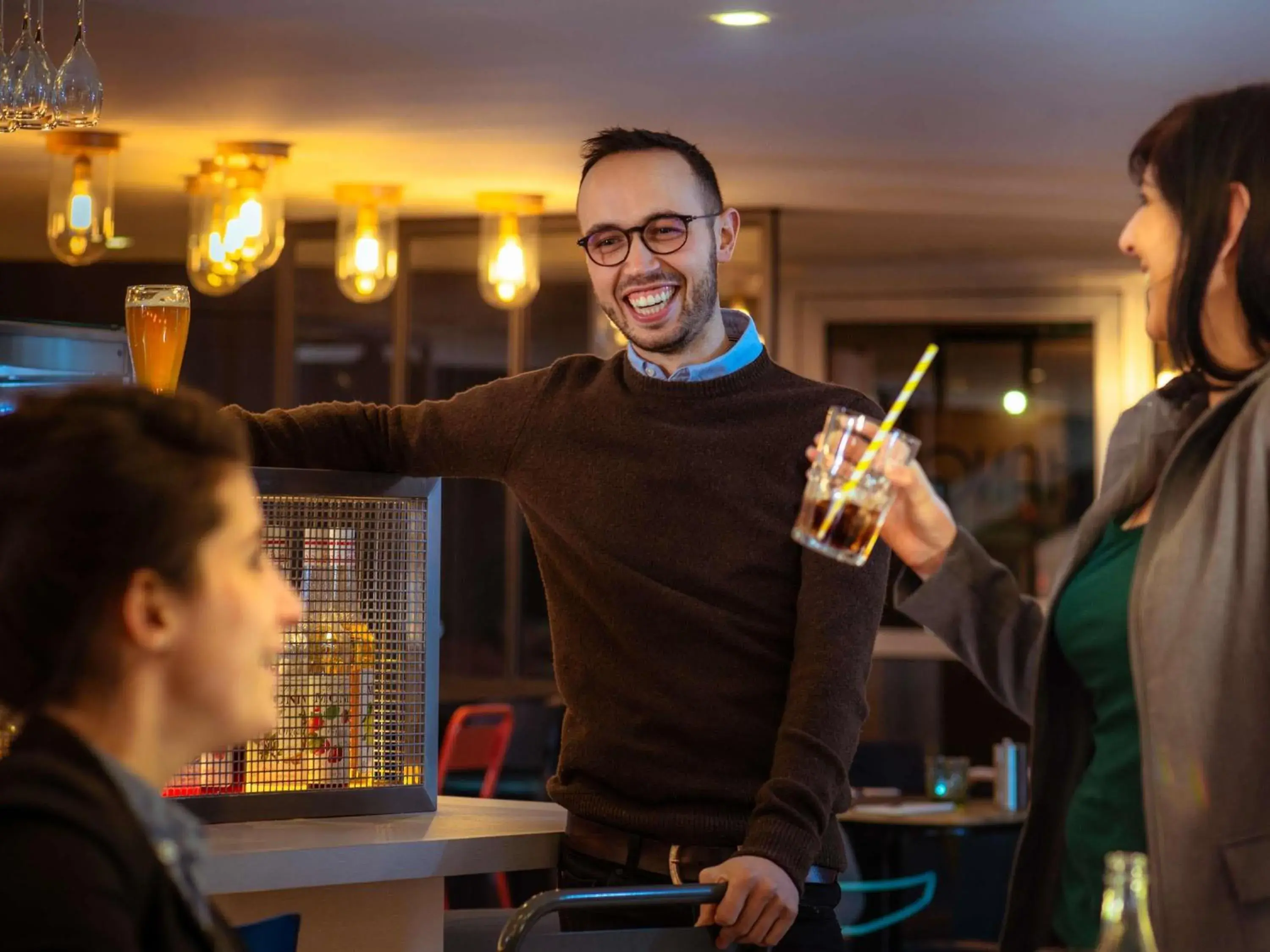 Lounge or bar in Hôtel Mercure Lyon Centre Lumière Lounge or bar in Hôtel Mercure Lyon Centre Lumière