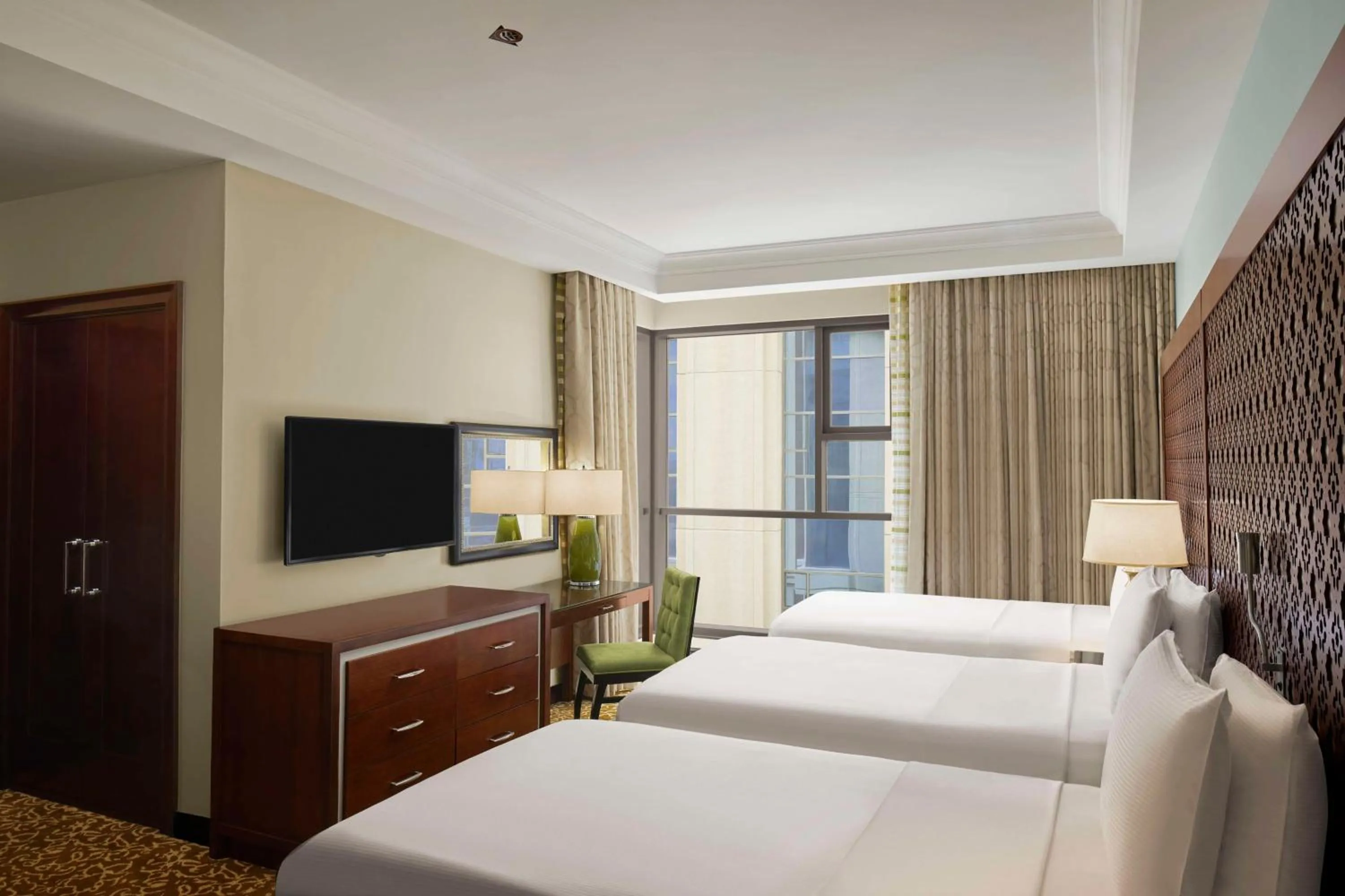 Bed in Hilton Suites Jabal Omar Makkah