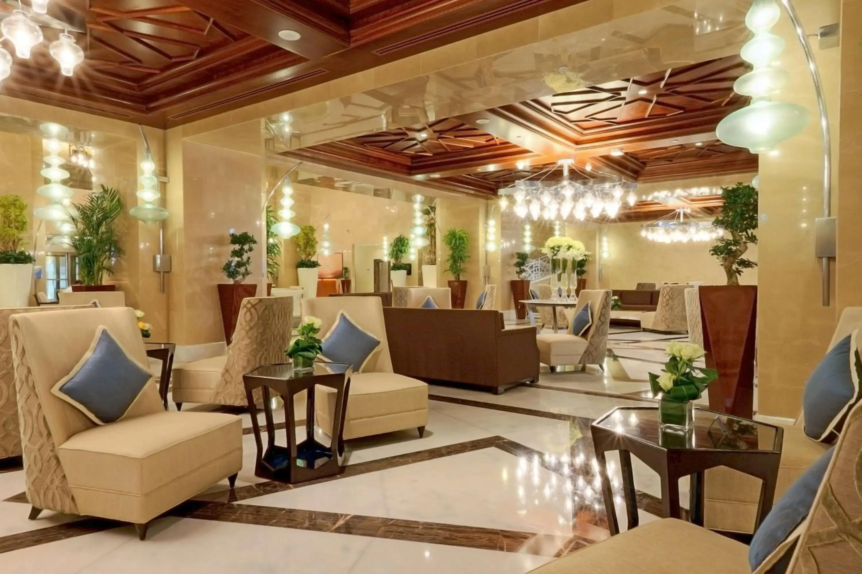 Lobby or reception in Hilton Suites Jabal Omar Makkah Lobby or reception in Hilton Suites Jabal Omar Makkah