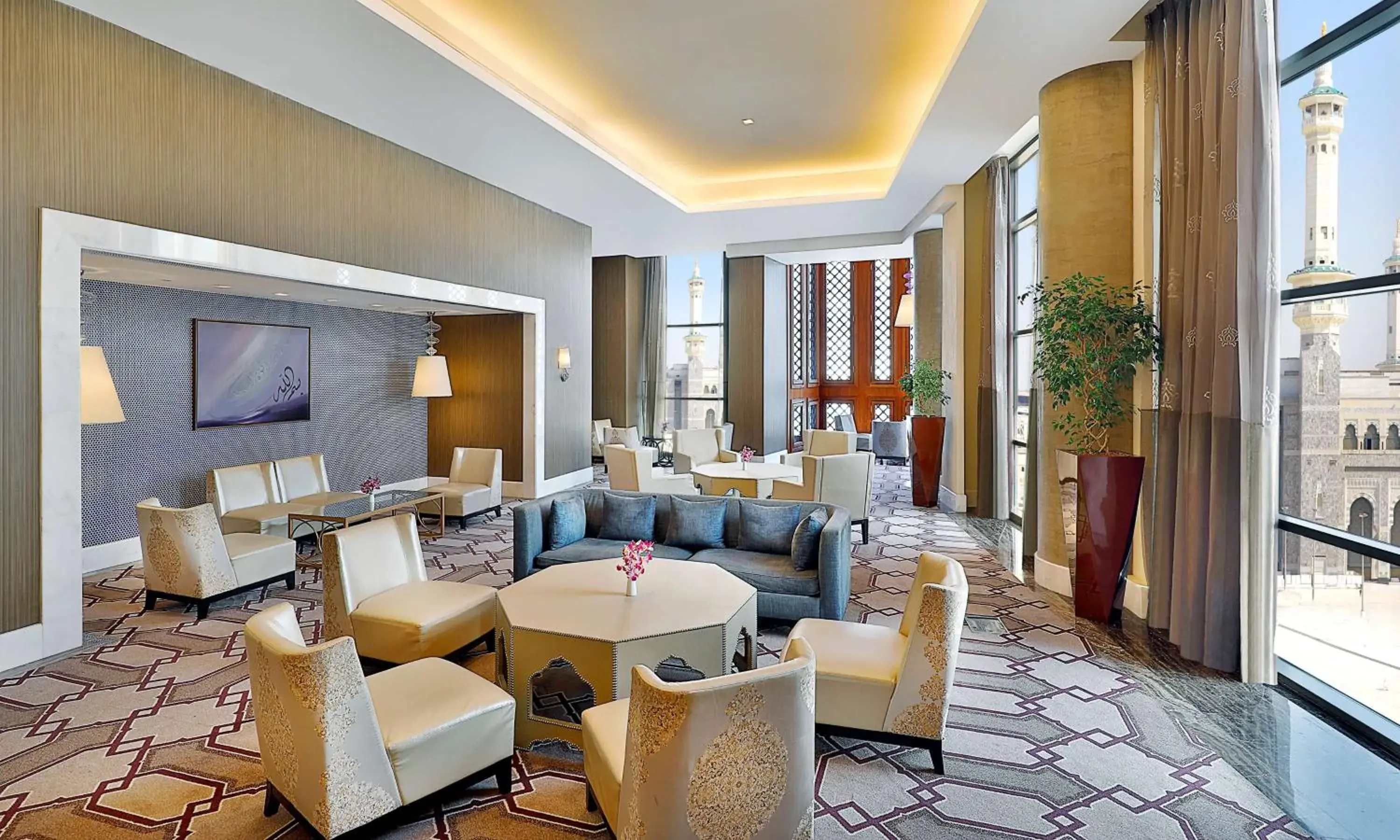 Lobby or reception in Hilton Suites Jabal Omar Makkah Lobby or reception in Hilton Suites Jabal Omar Makkah